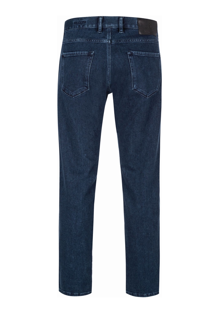 Alberto Herren Jeans Pipe Jersey - dunkelblau