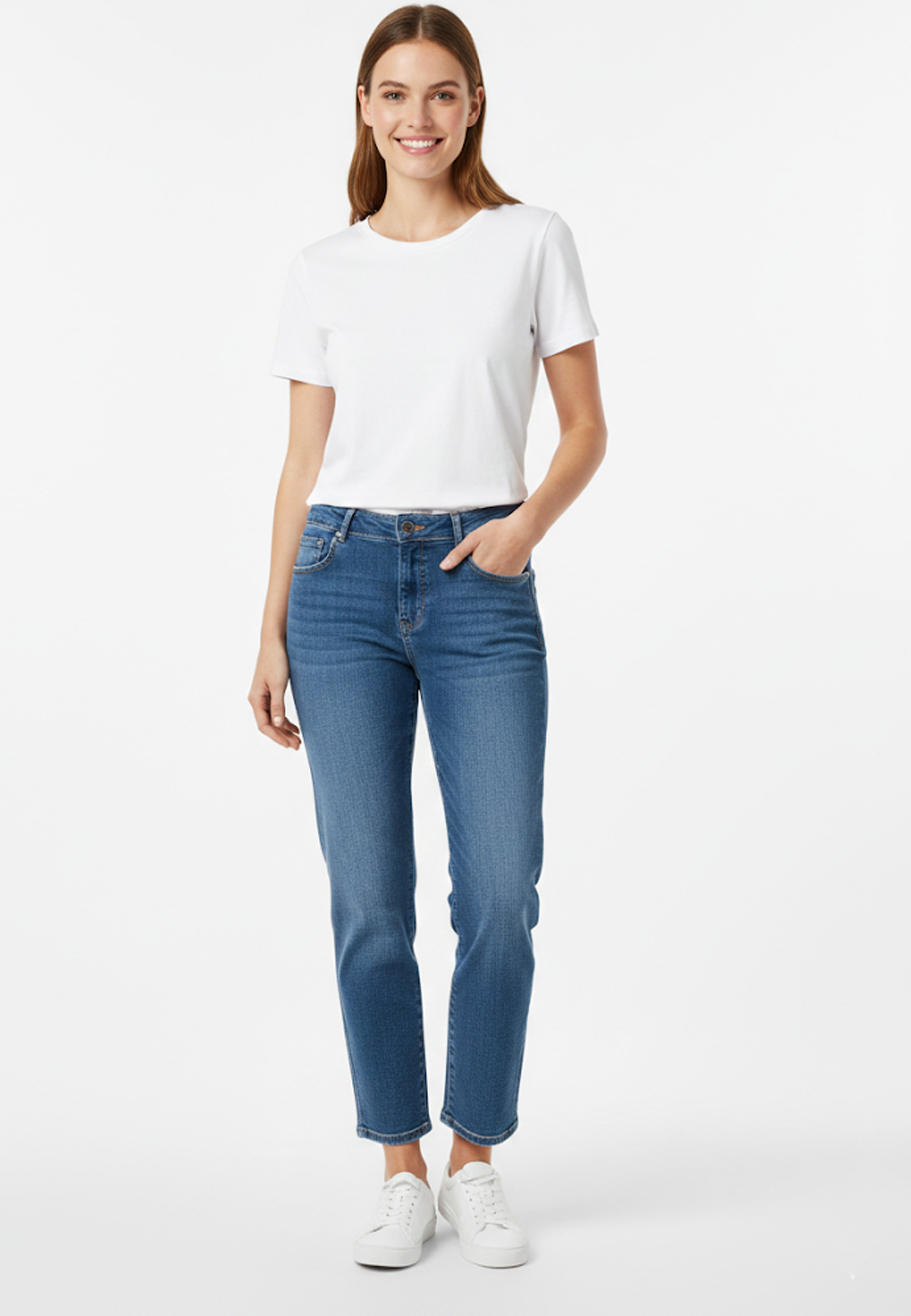 Angels Damen Jeans Cira 7/8 Länge 36