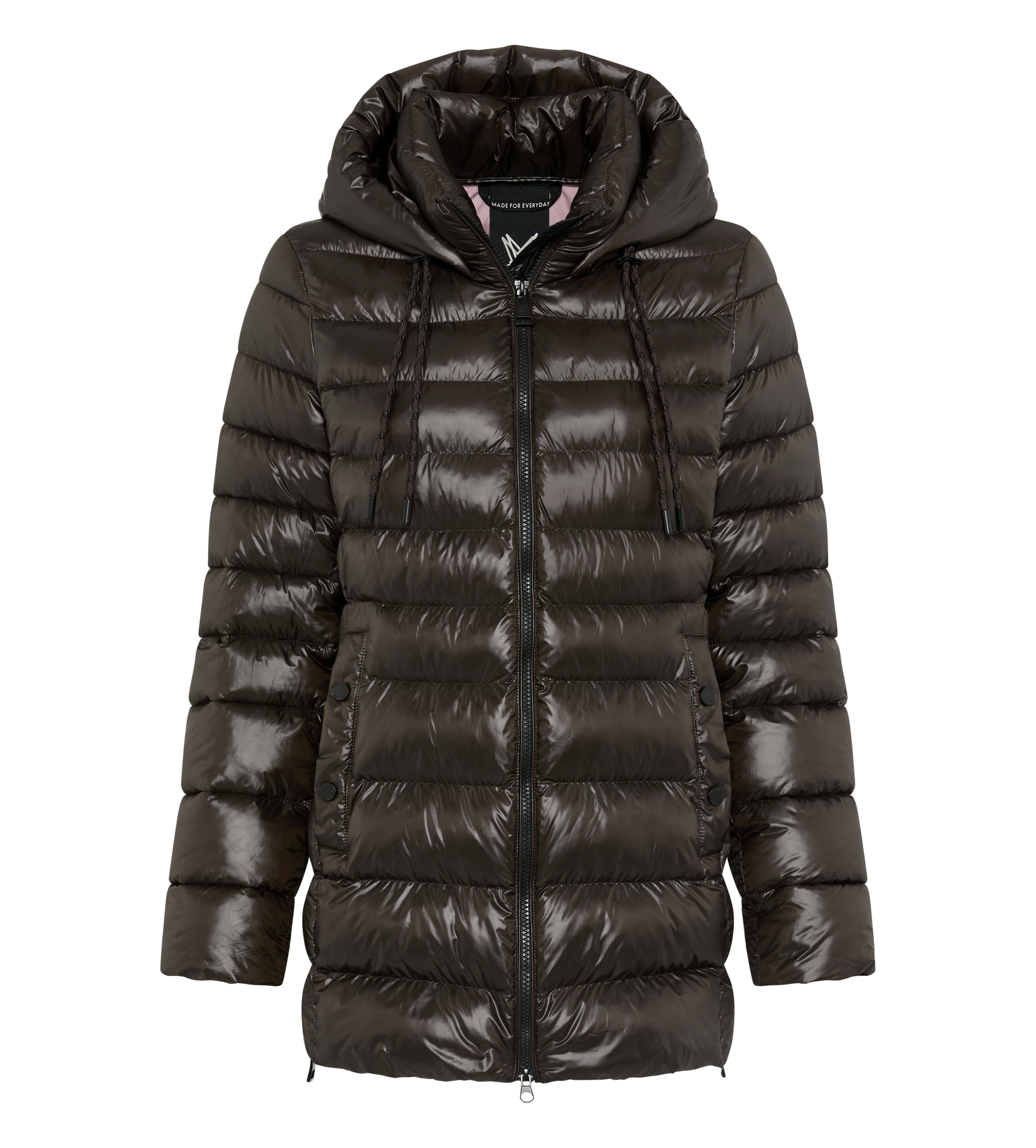Fuchs Schmitt Steppjacke mit Kapuze in Schokobraun