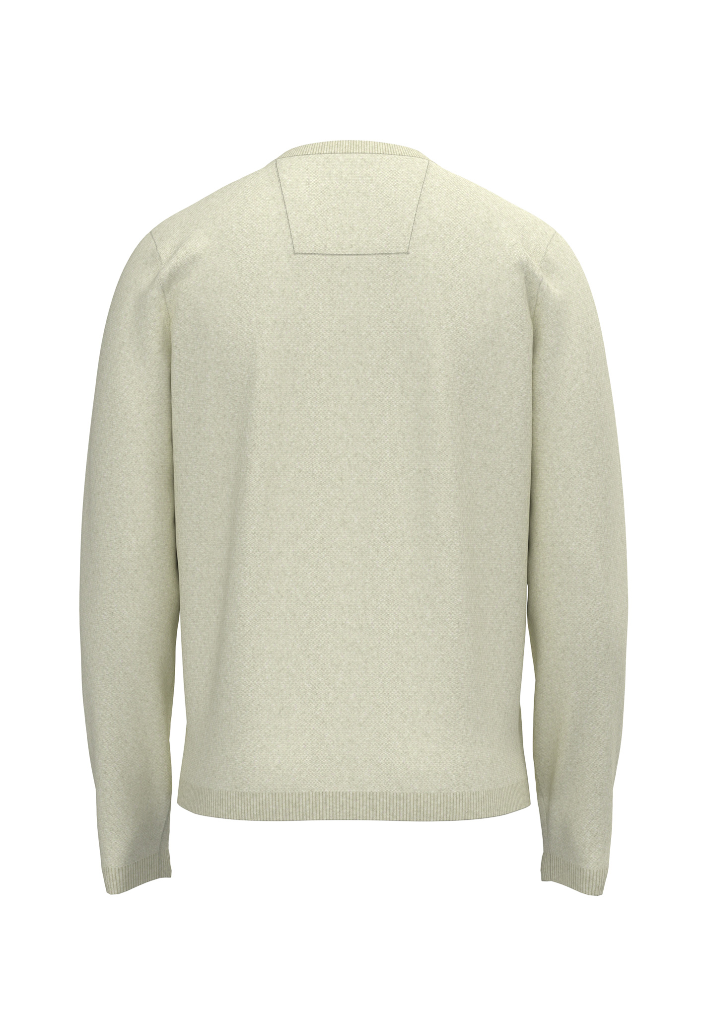 Fynch-Hatton Pullover O-Neck Air cotton - offwhite
