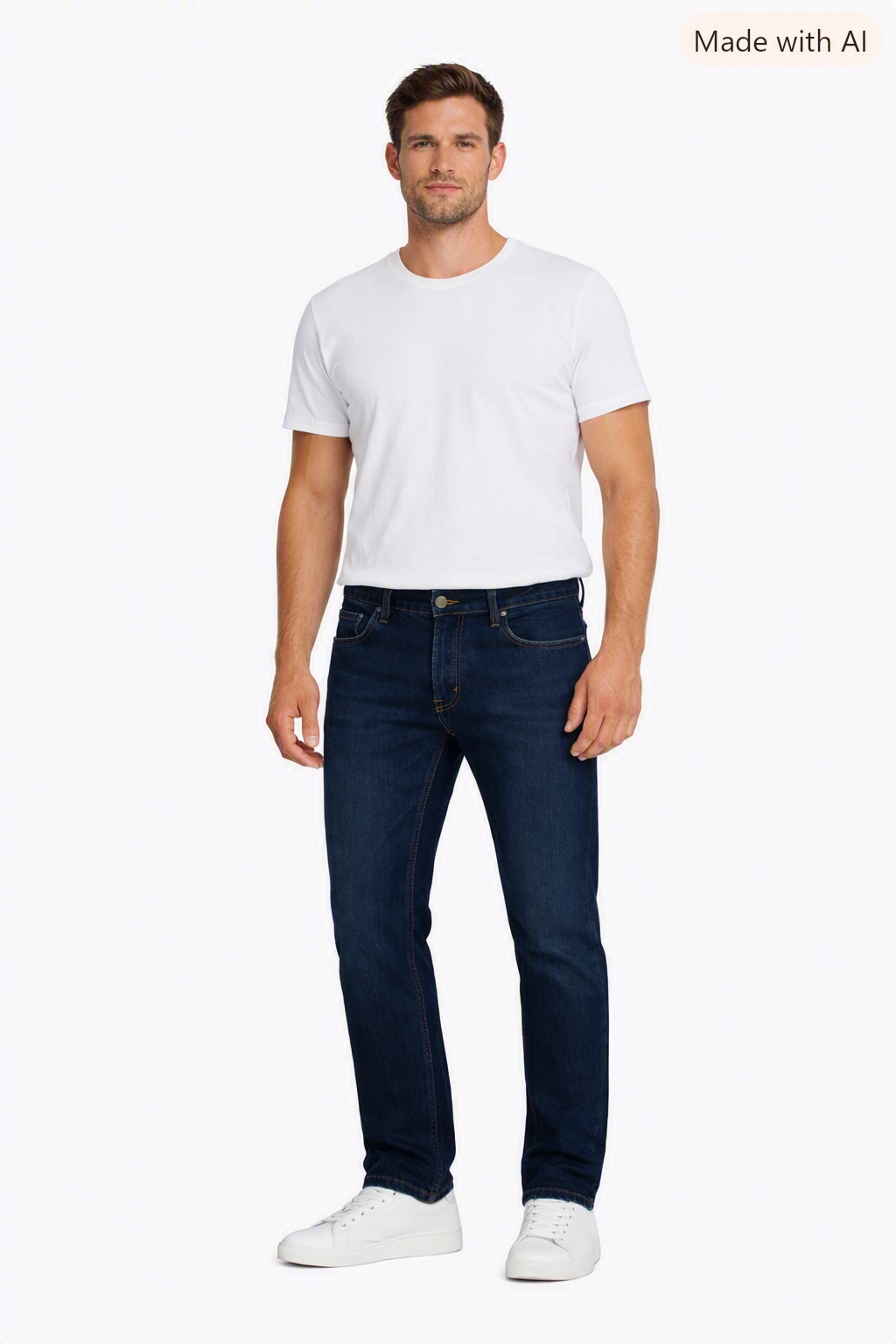 Pierre Cardin Jeans Lyon dark blue raw Denim 38/34