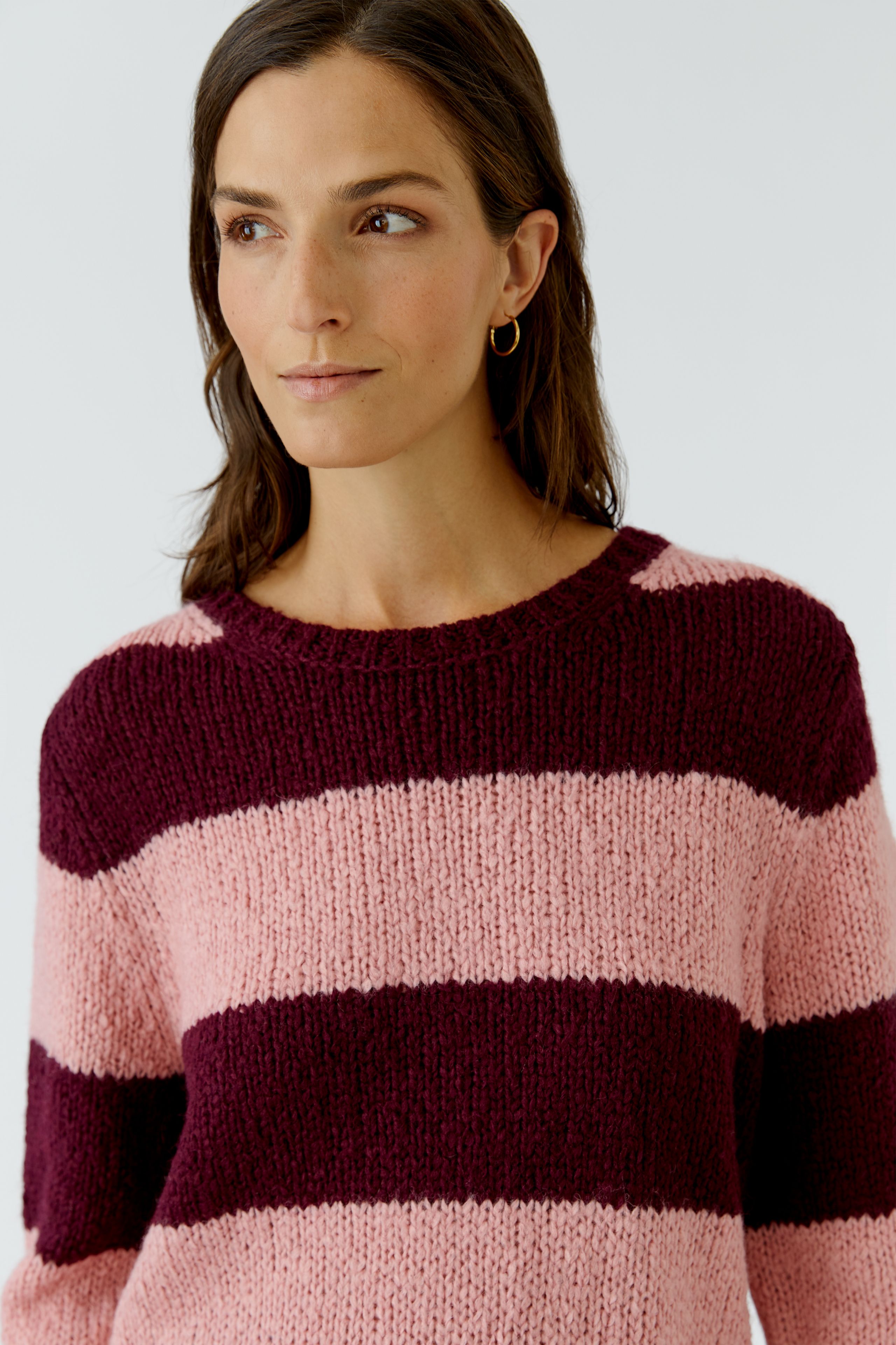 Oui Damen‑Pullover ESMY mit Streifenmuster 42