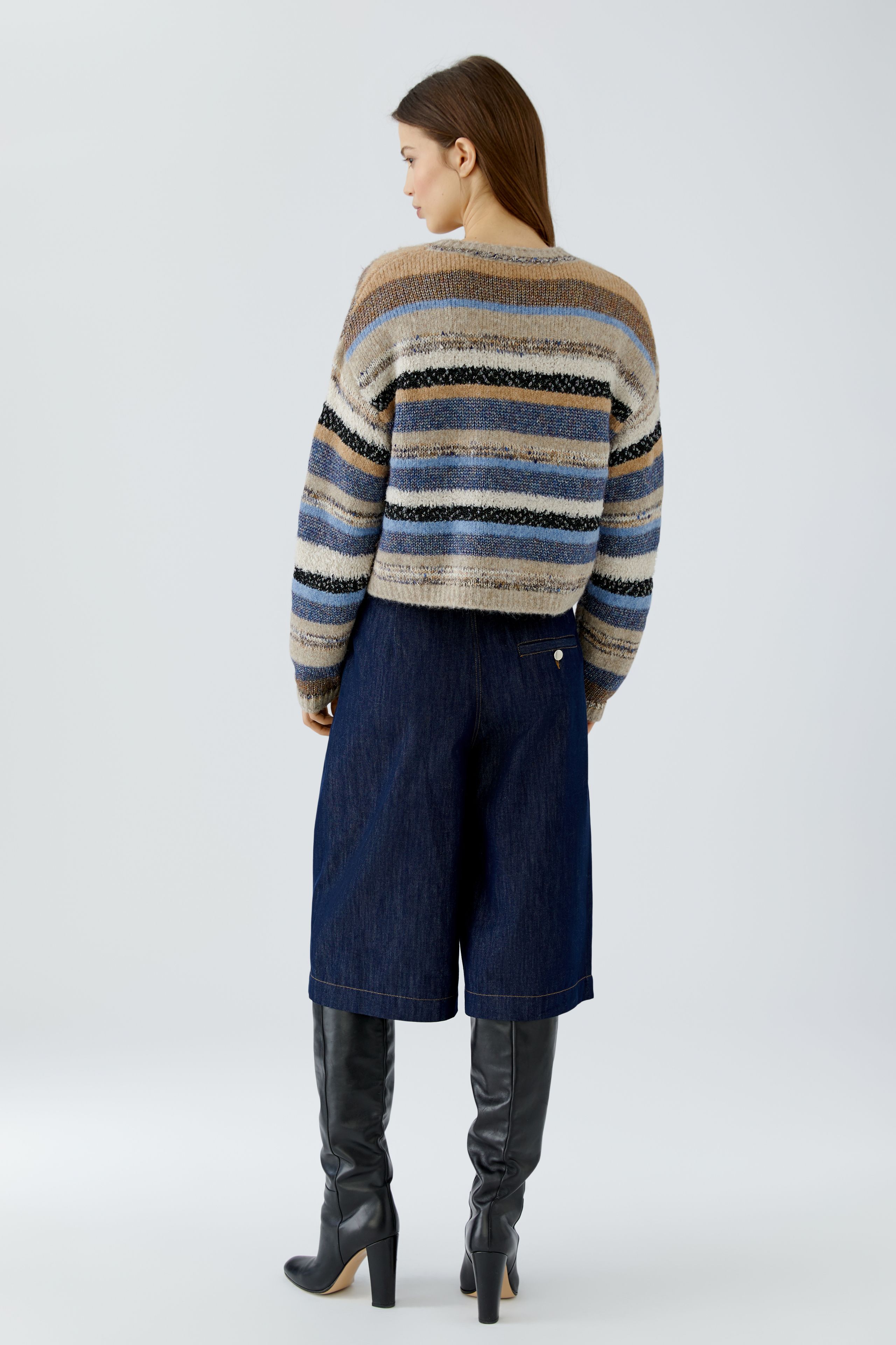 Oui Damen‑Pullover mit Streifen 42
