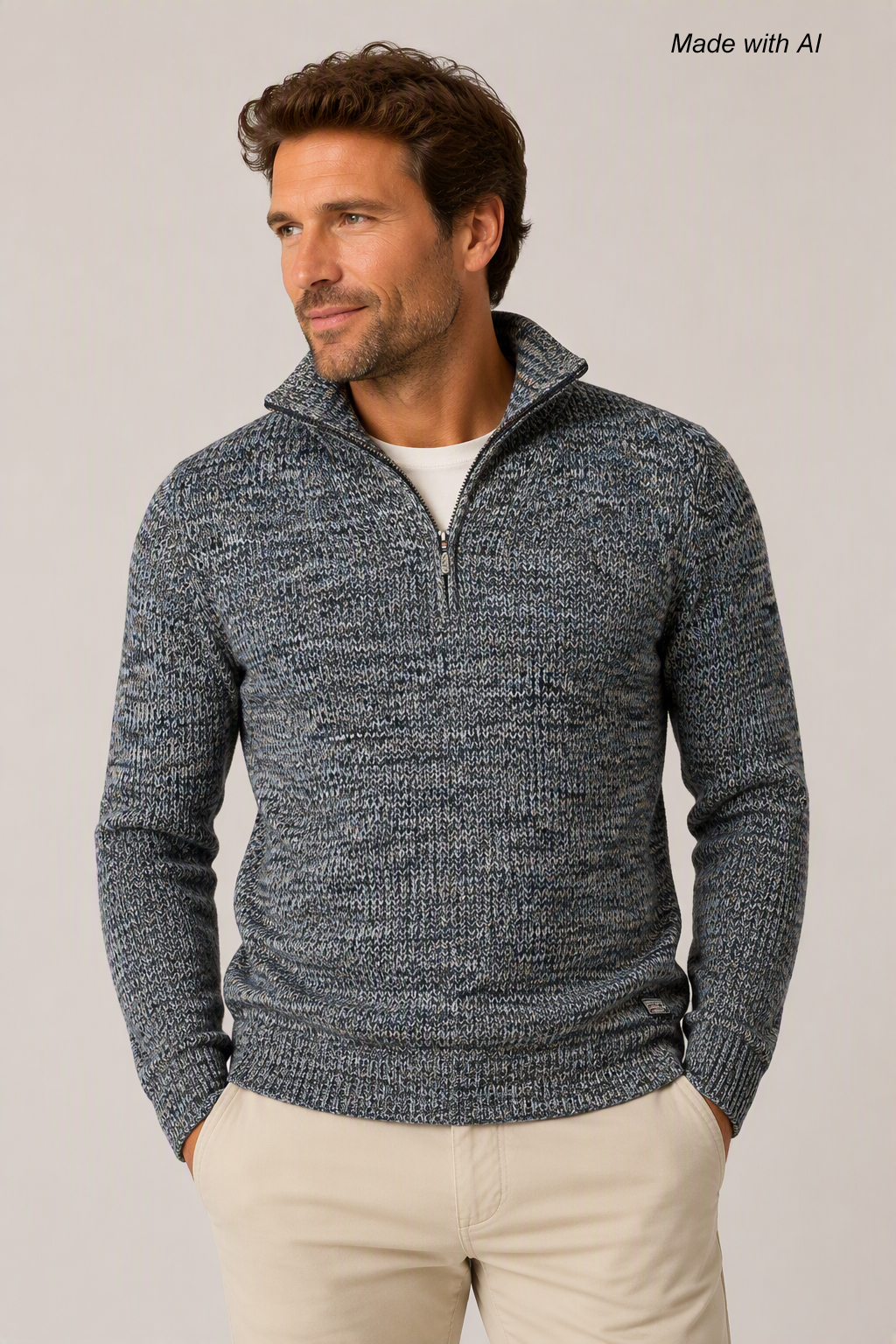 NZA New Zealand Auckland Strickpullover Troyerkragen