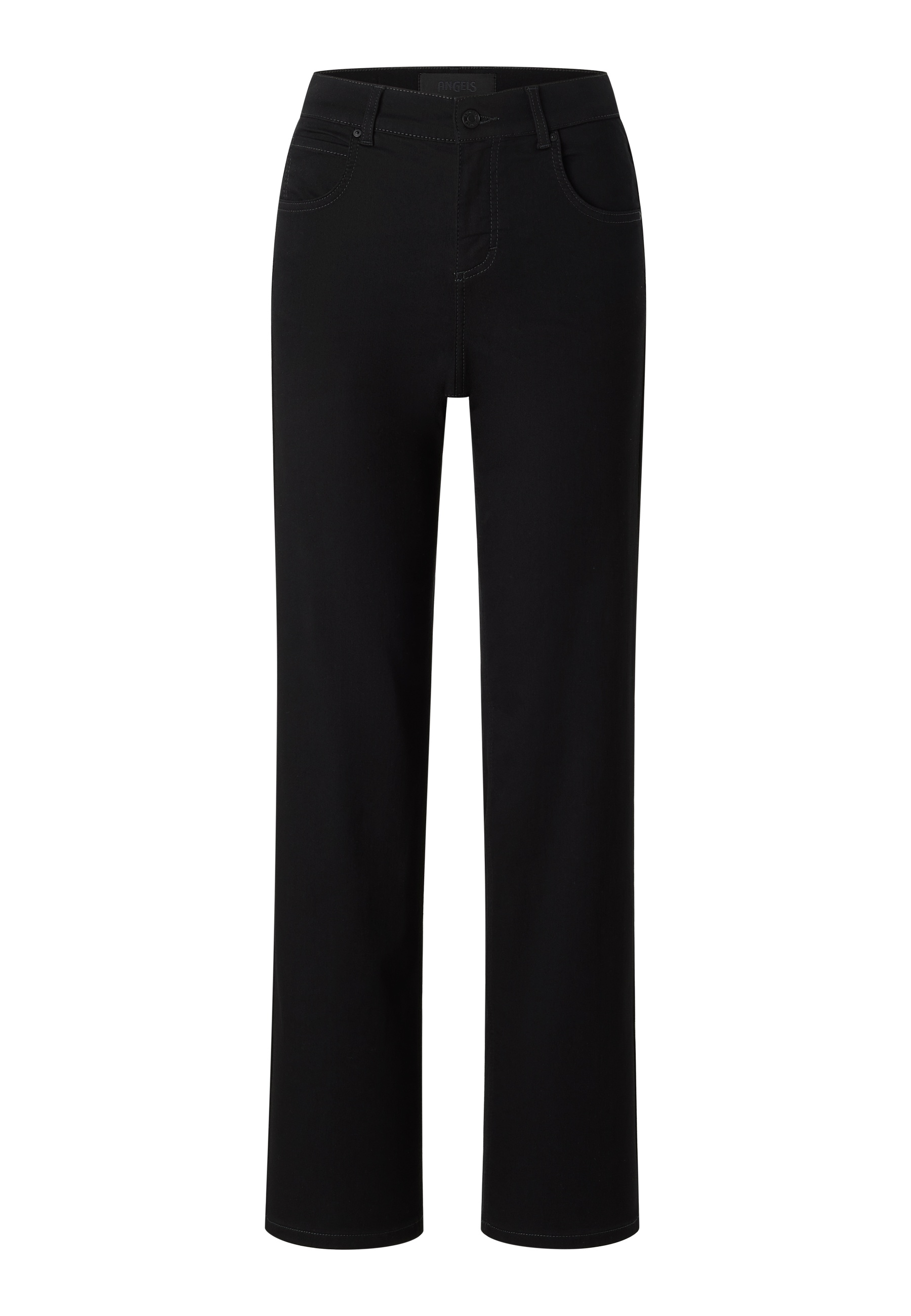 Angels Damen Jeans, Lara wide leg, schwarz 44