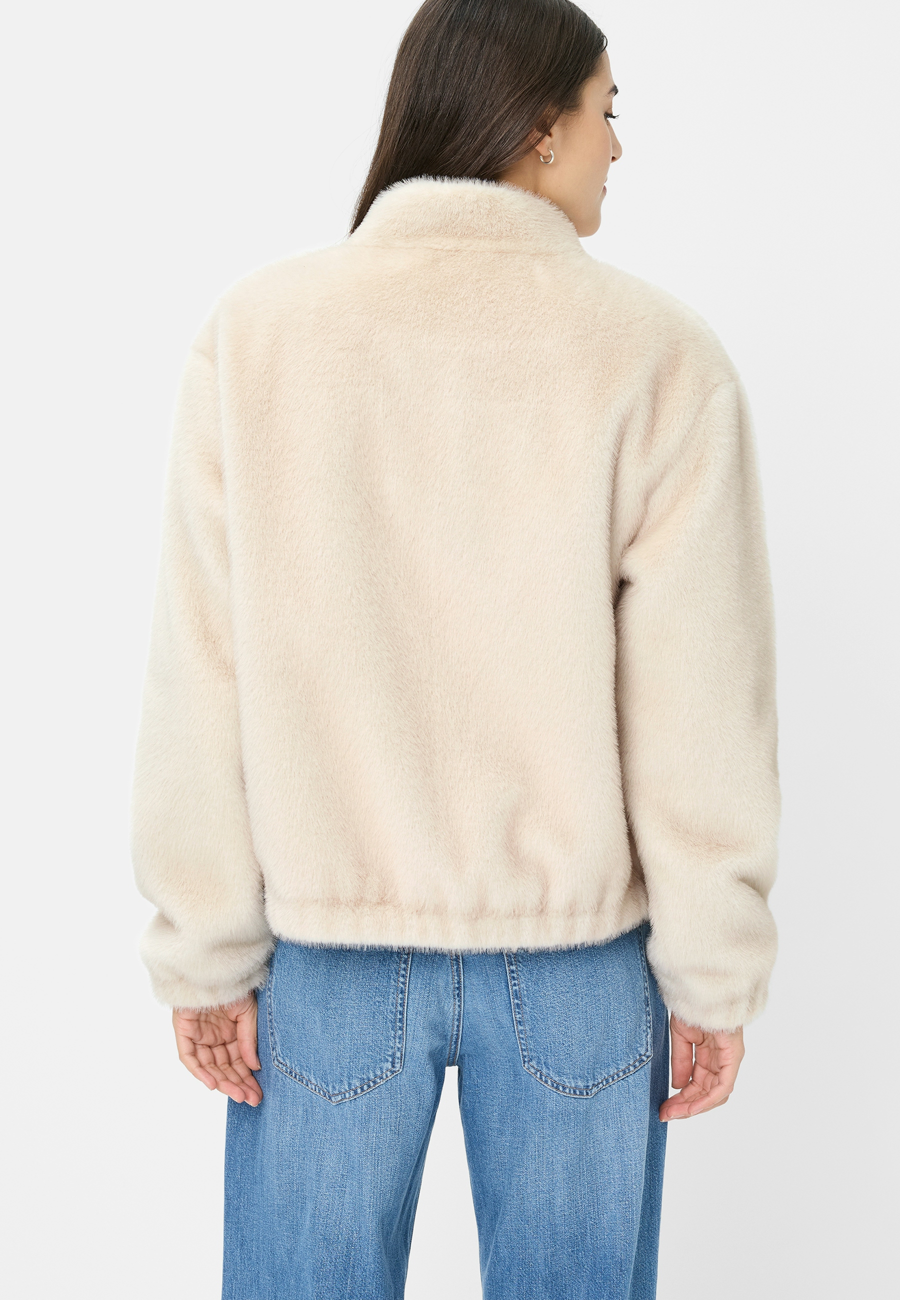 Fuchs Schmitt Kunstfell-Jacke - offwhite