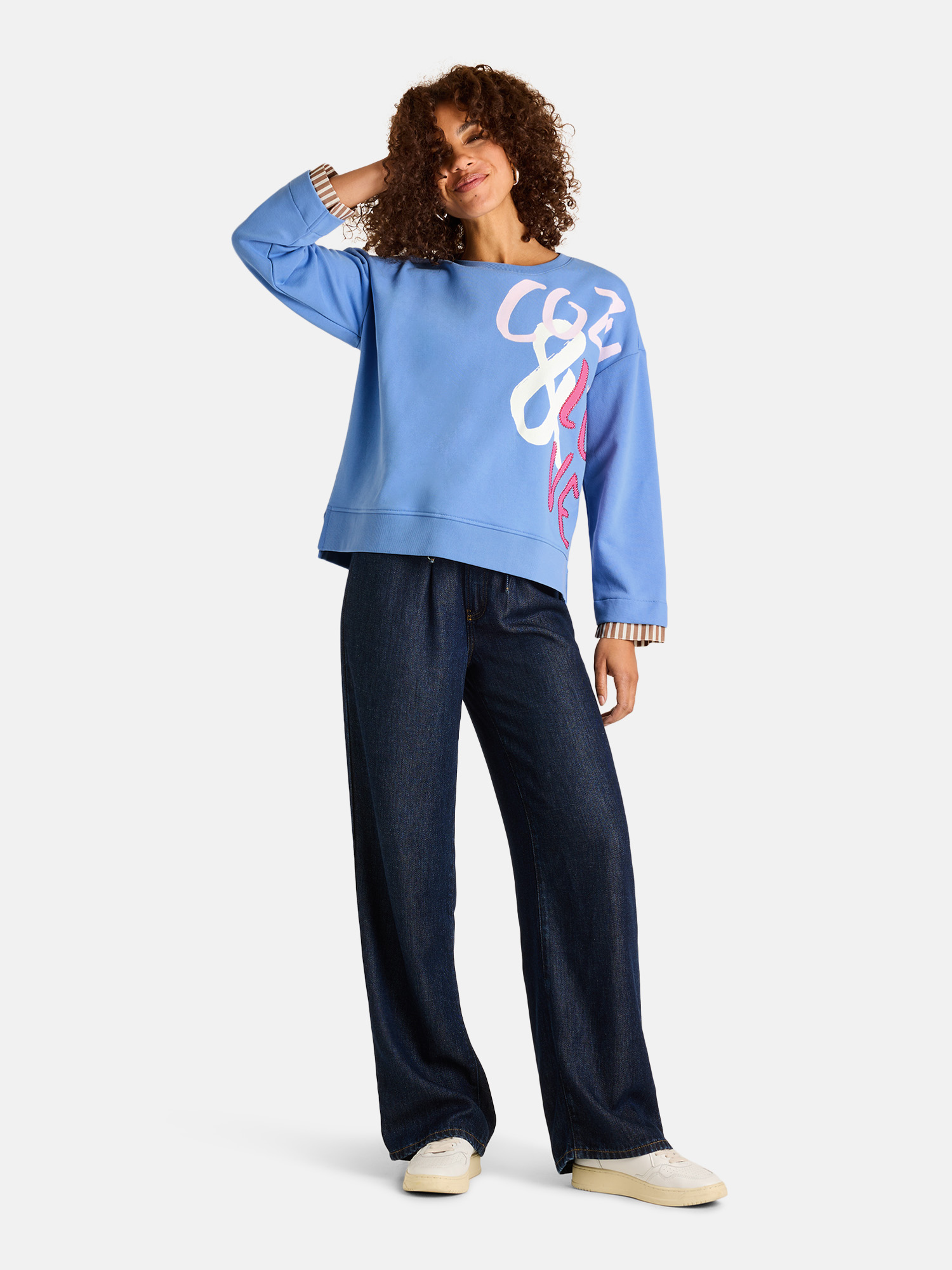 Lieblingsstück Damen Sweatshirt COZ & LOV – Blau XS