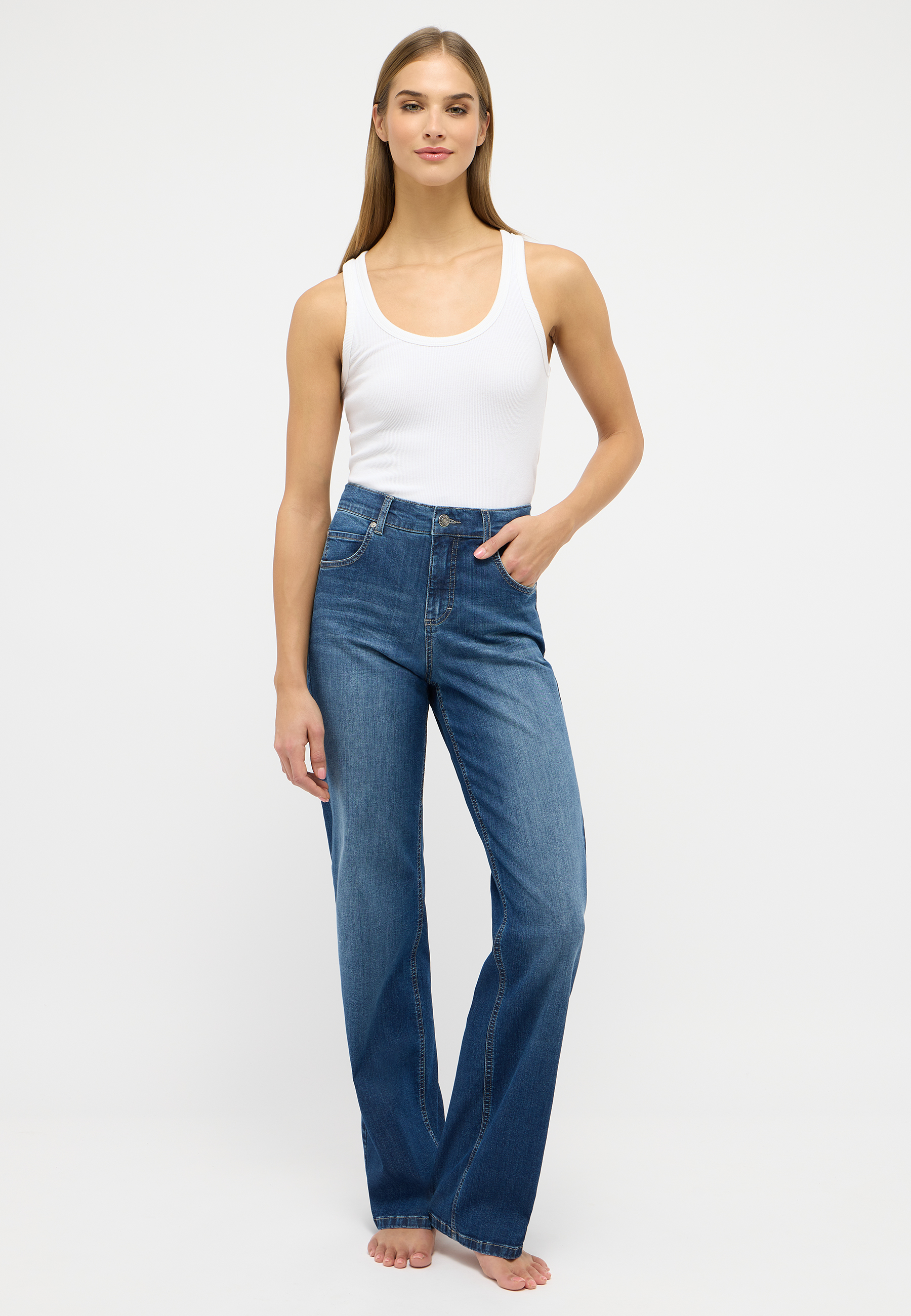 Angels Damen Jeans Lara sommerliche Qualität 36