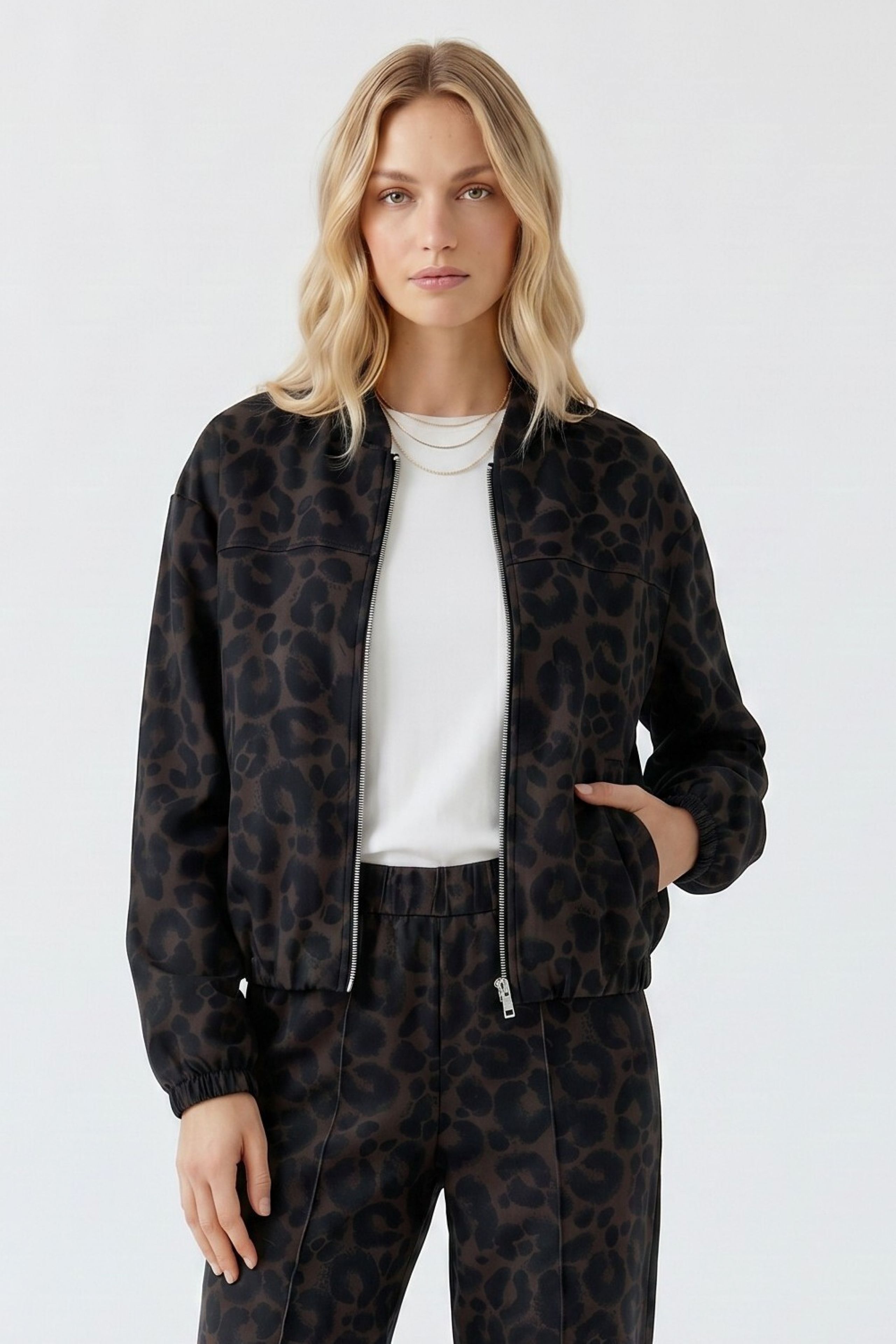Oui Blousonjacke in leichter Scuba Qualität 42