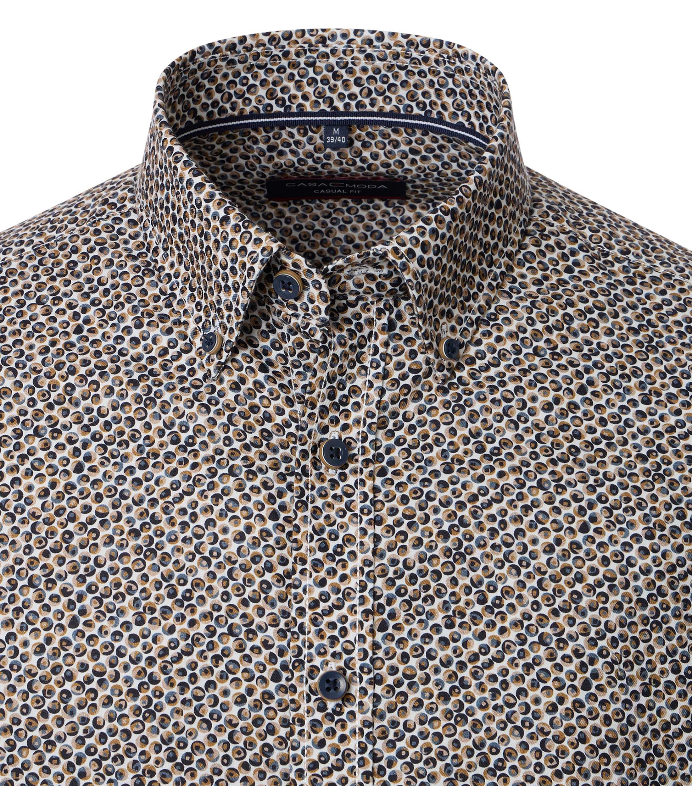 Casamoda Hemd modischer Print casual fit