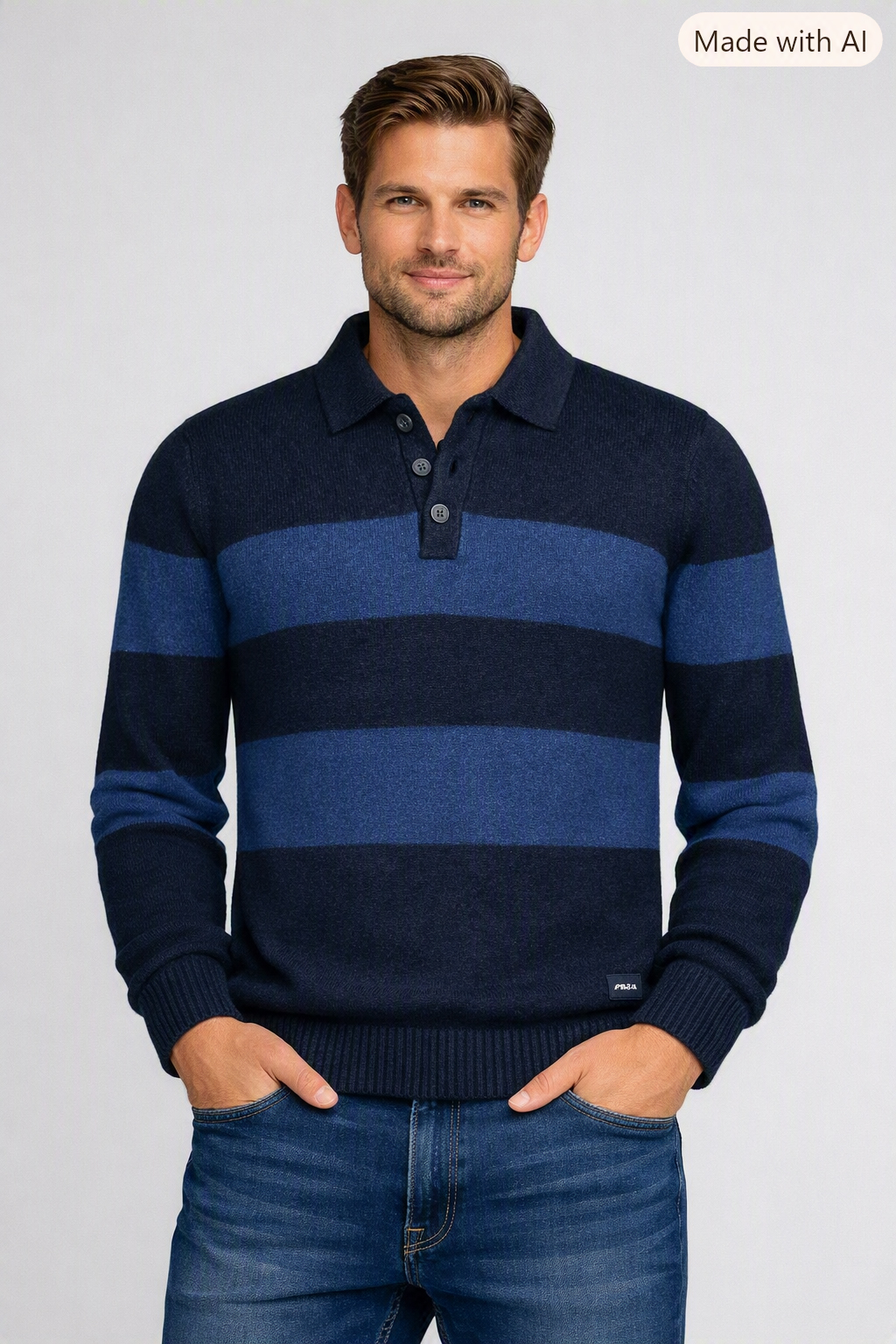 NZA New Zealand Auckland Pullover Polokragen L
