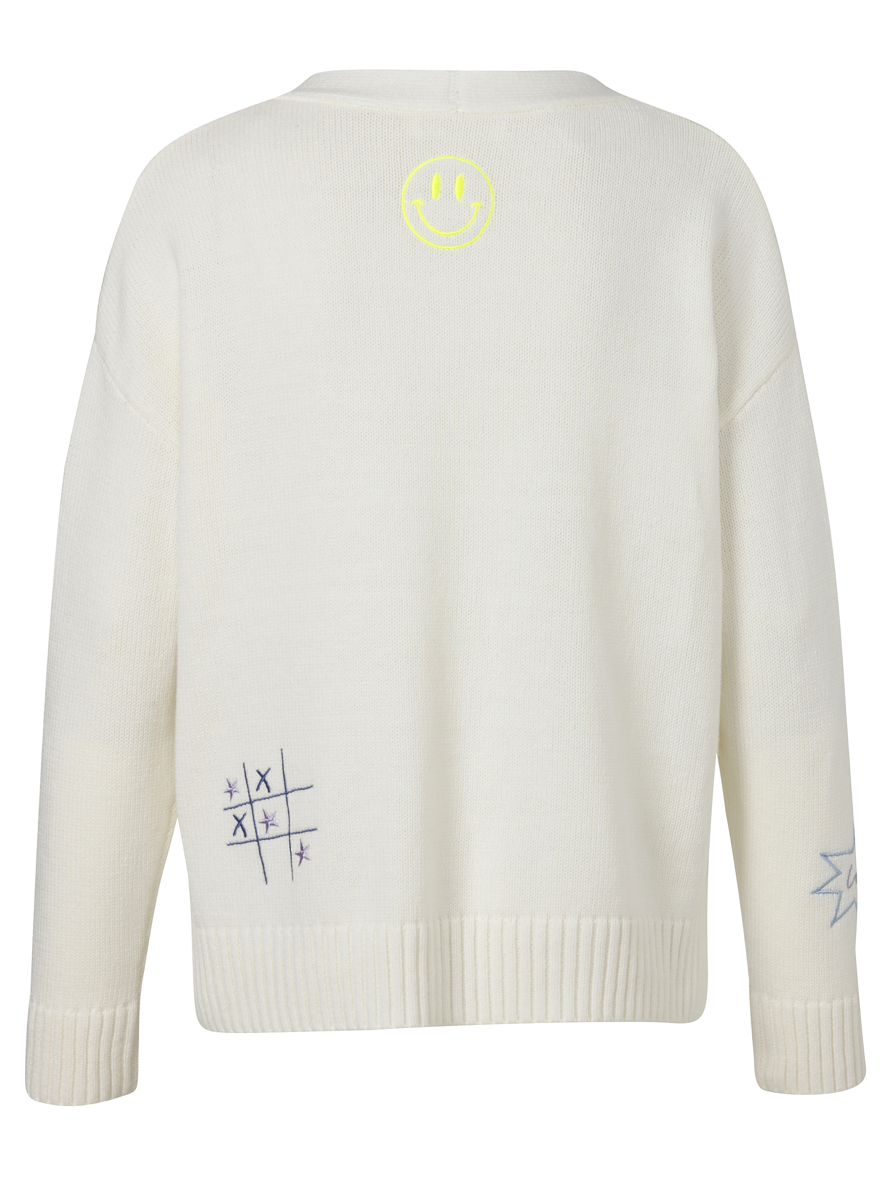 Eiszeit Damen Strickjacke V-Ausschnitt