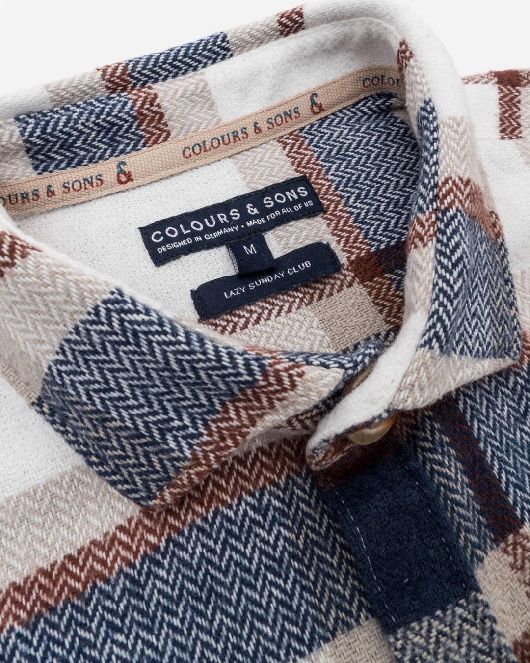Colours & Sons Flanell Overshirt Check M