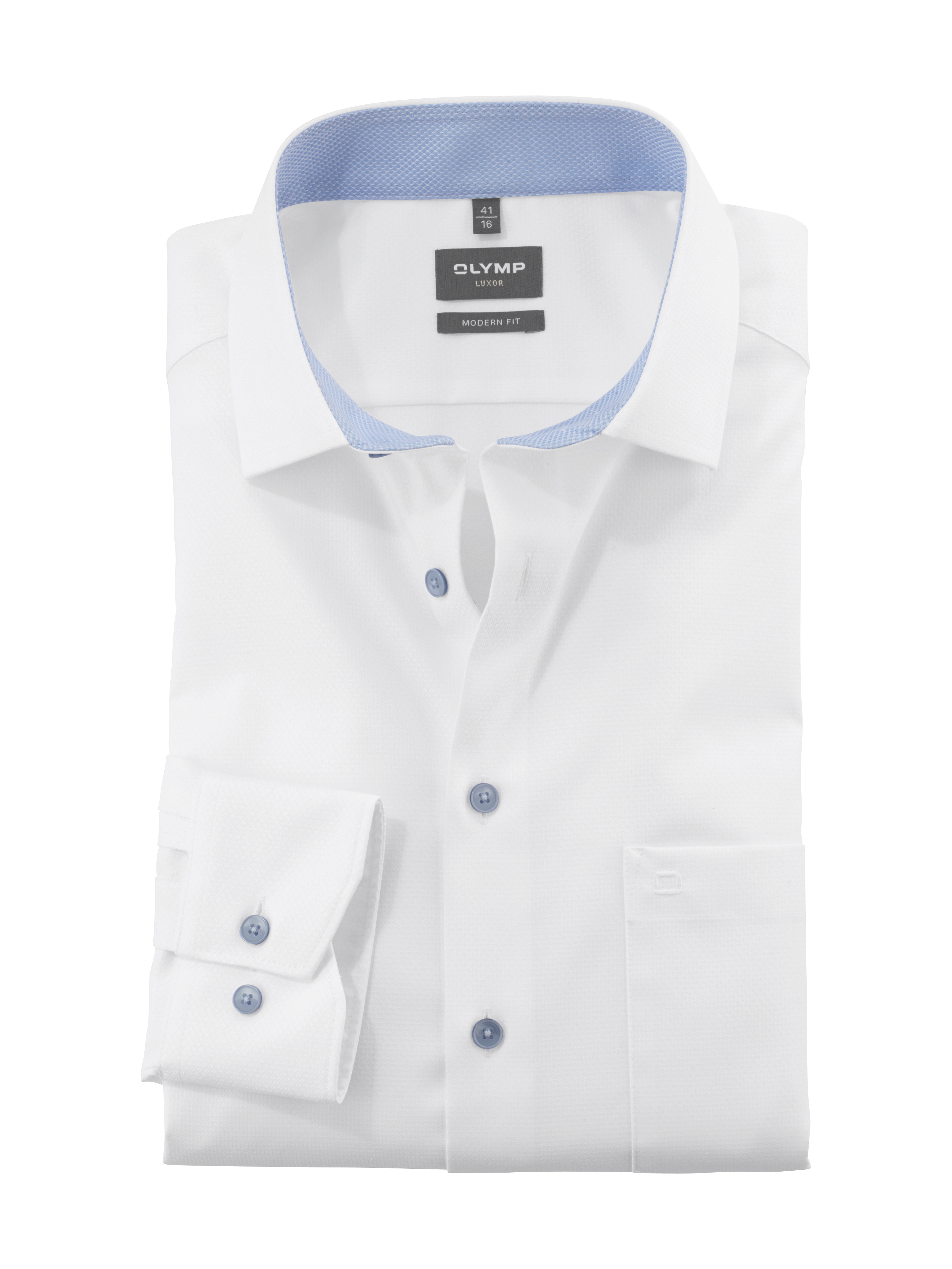 Olymp Hemd Luxor modern fit - weiß