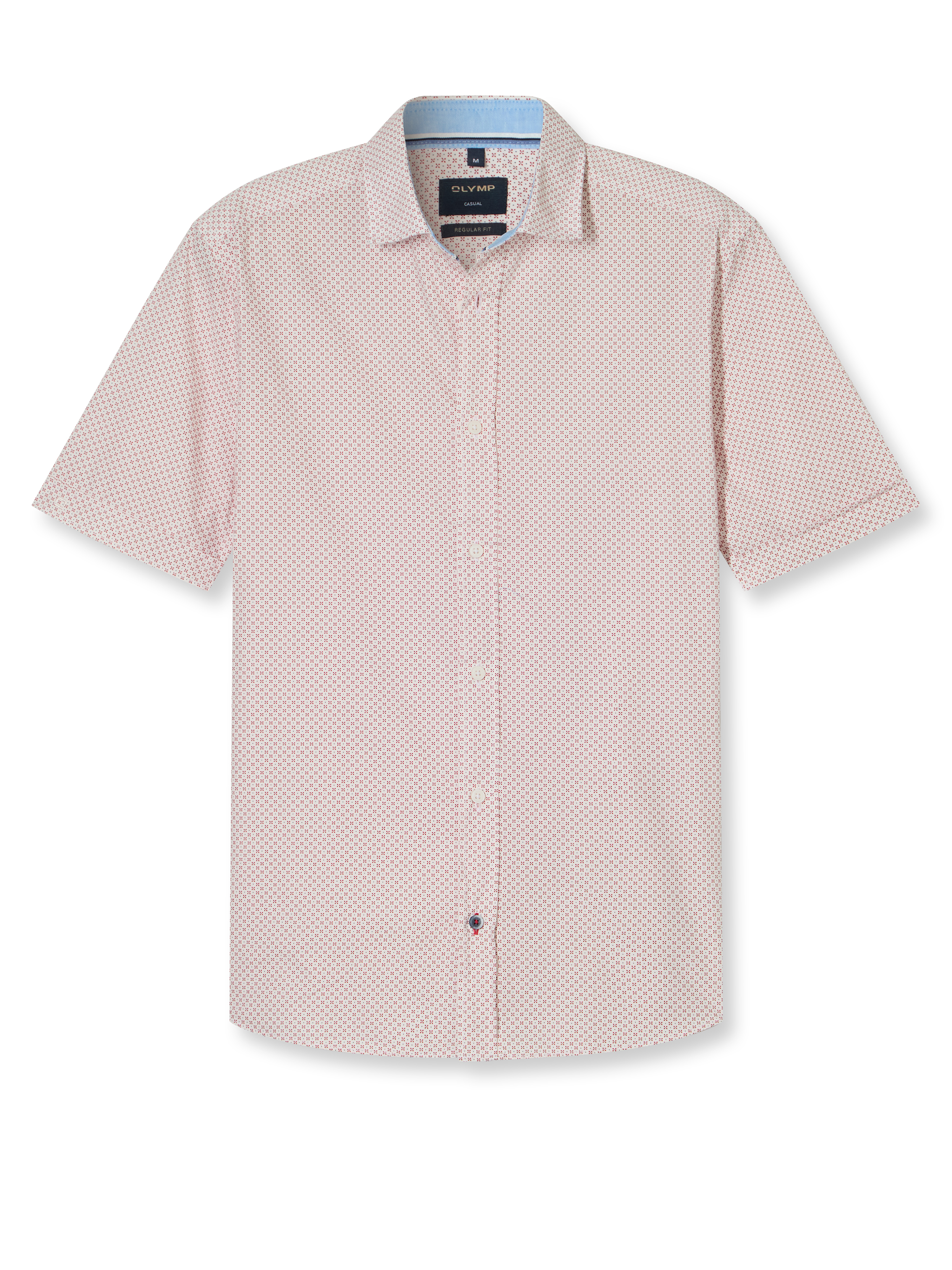 Olymp Hemd Casual 1/2 Arm - rot XL