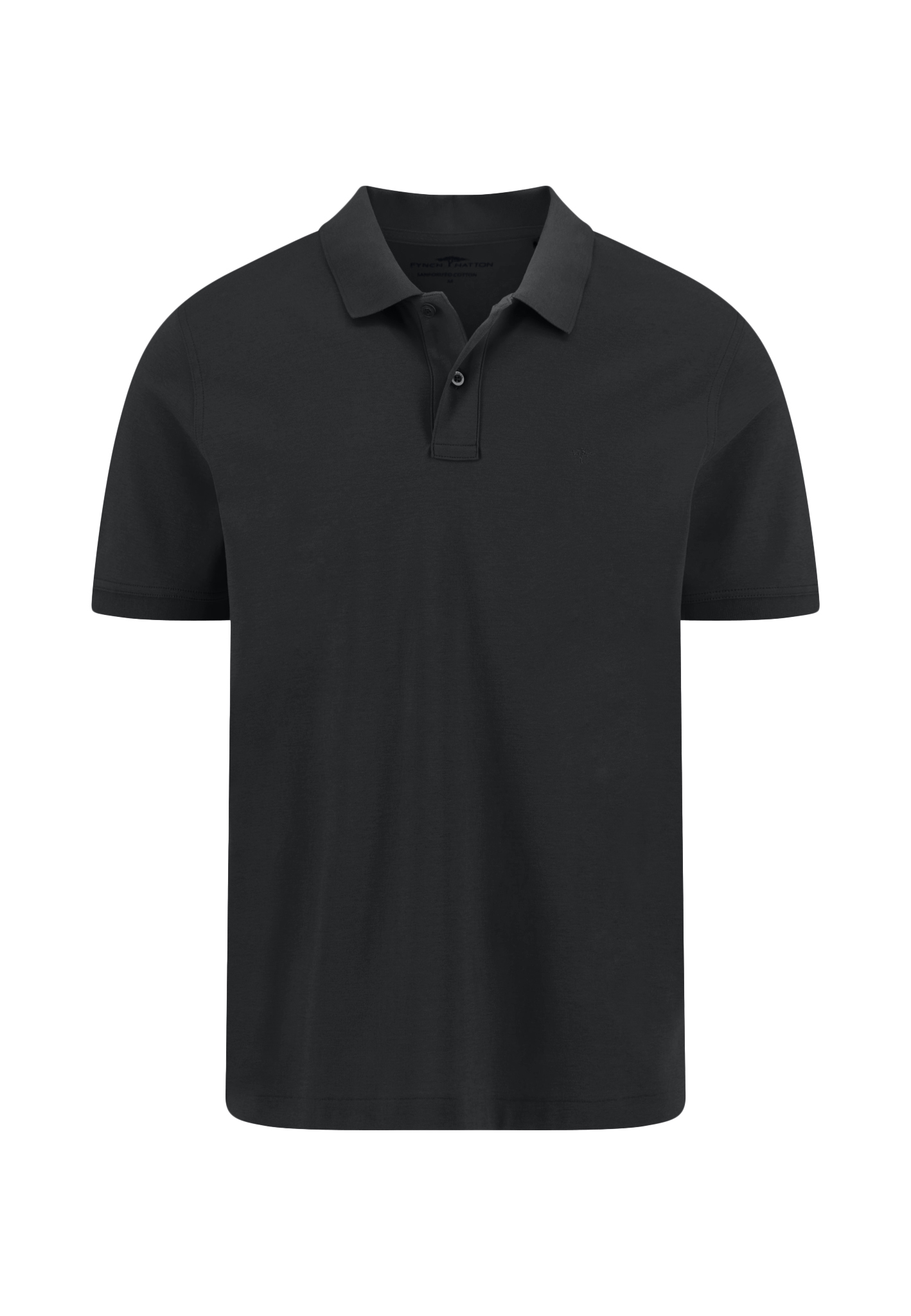Fynch-Hatton Poloshirt Jersey - schwarz