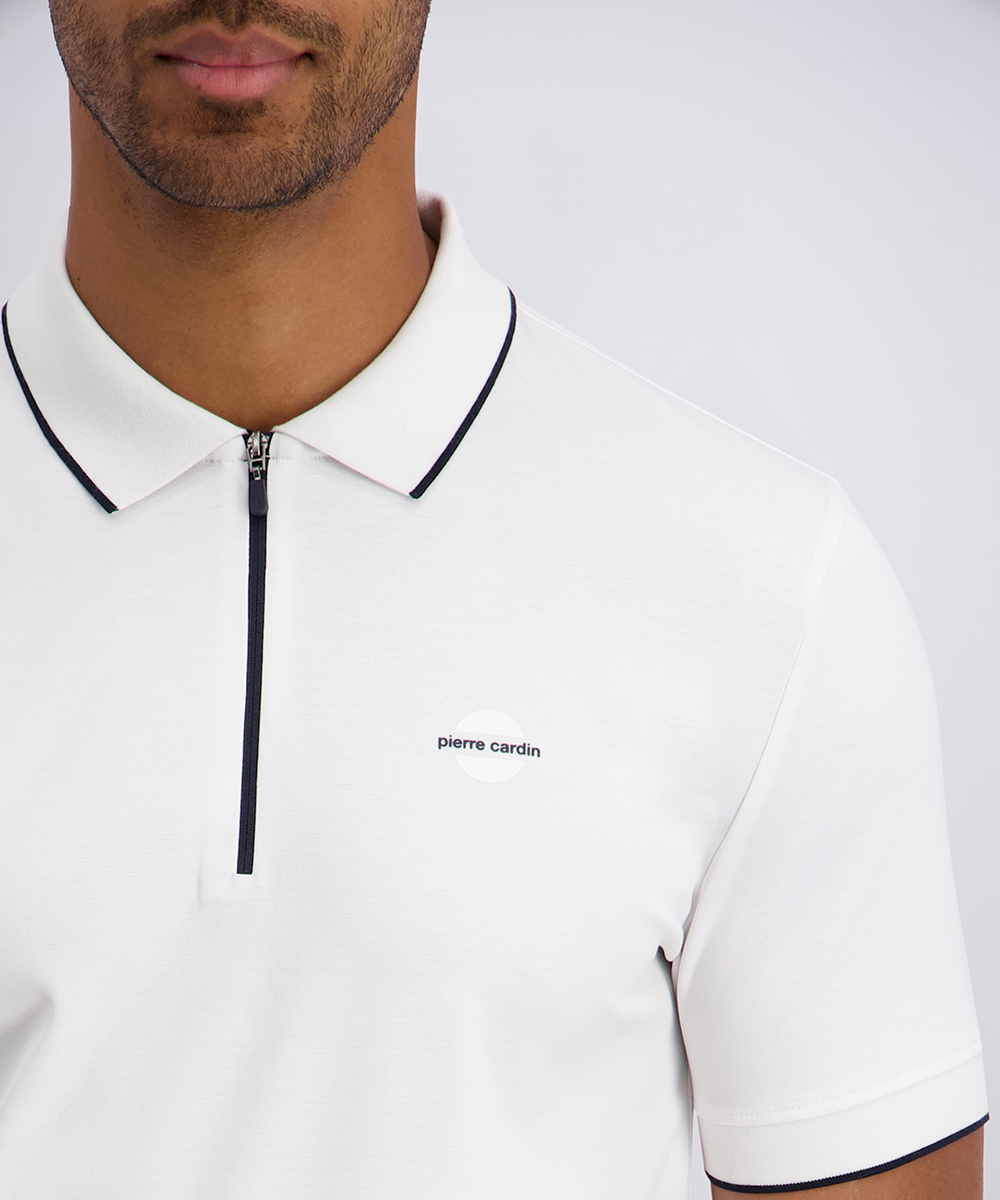 Pierre Cardin Herren Poloshirt - weiß XXL