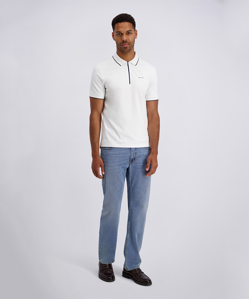 Pierre Cardin Herren Poloshirt - weiß XXL