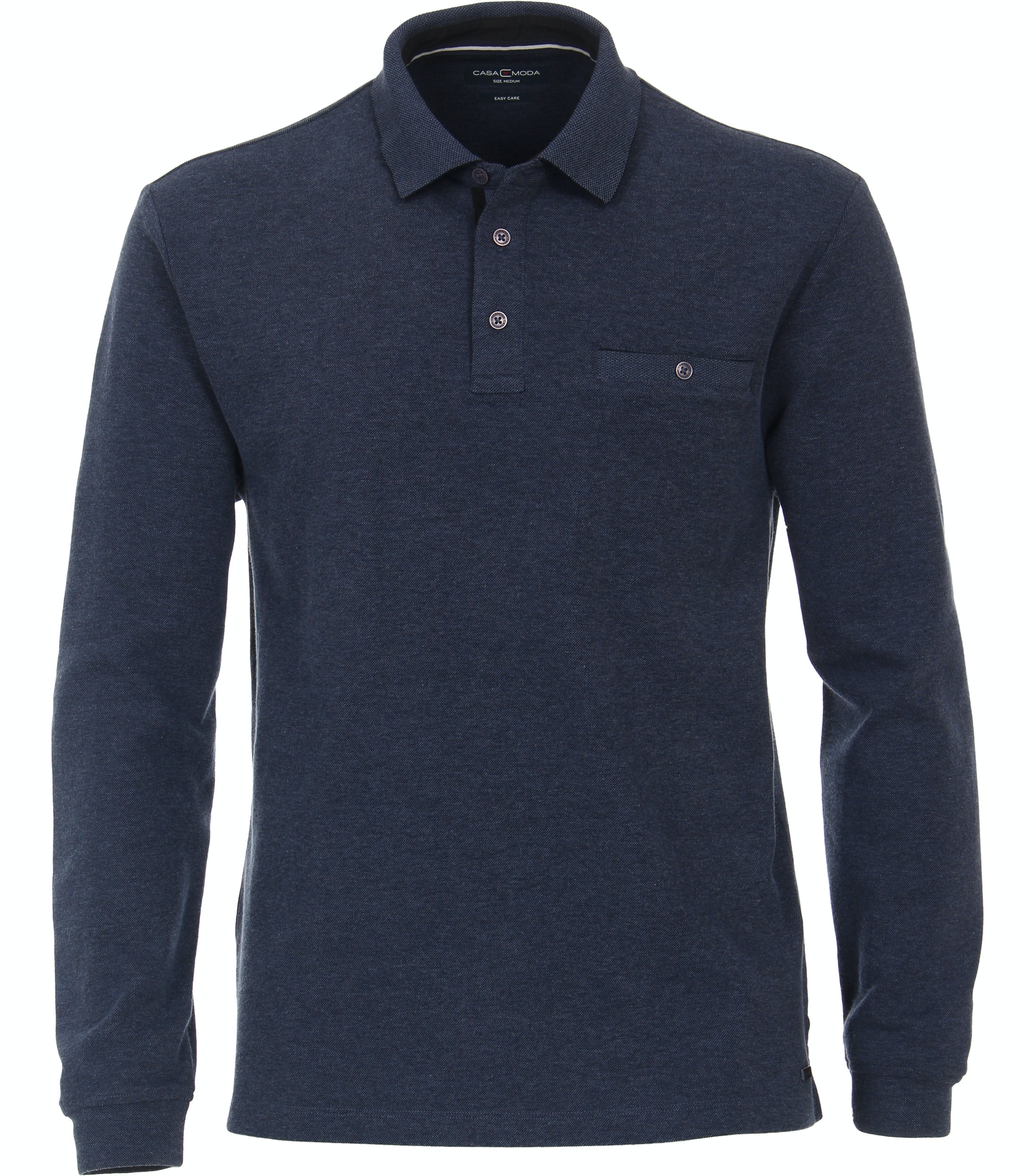 Casamoda Herren Polo-Shirt Langarm