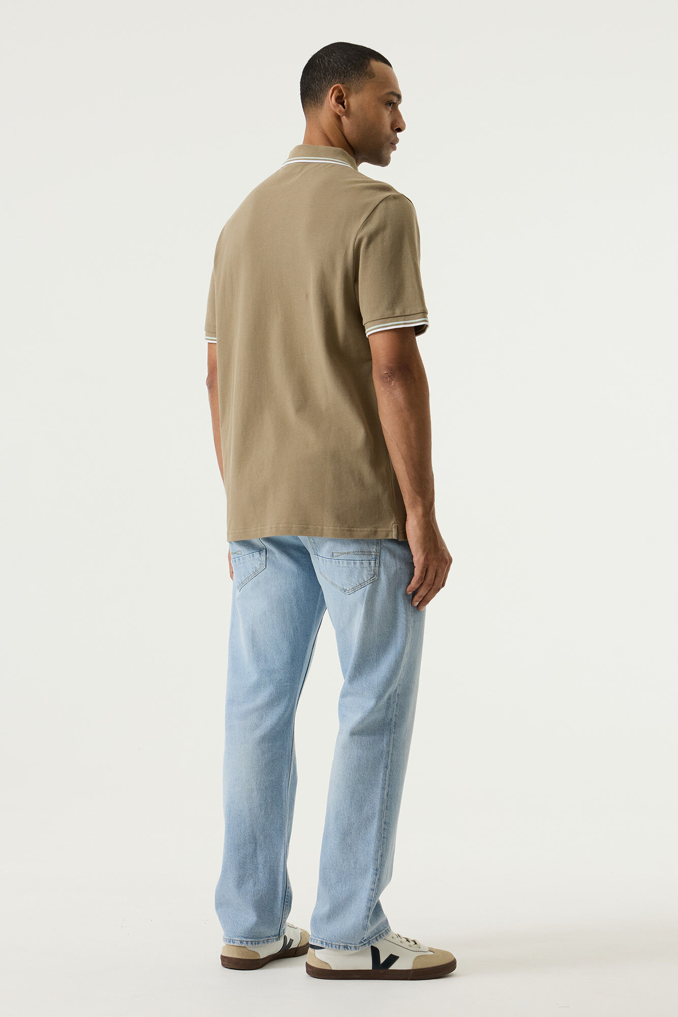 Garcia Herren Poloshirt - covered green