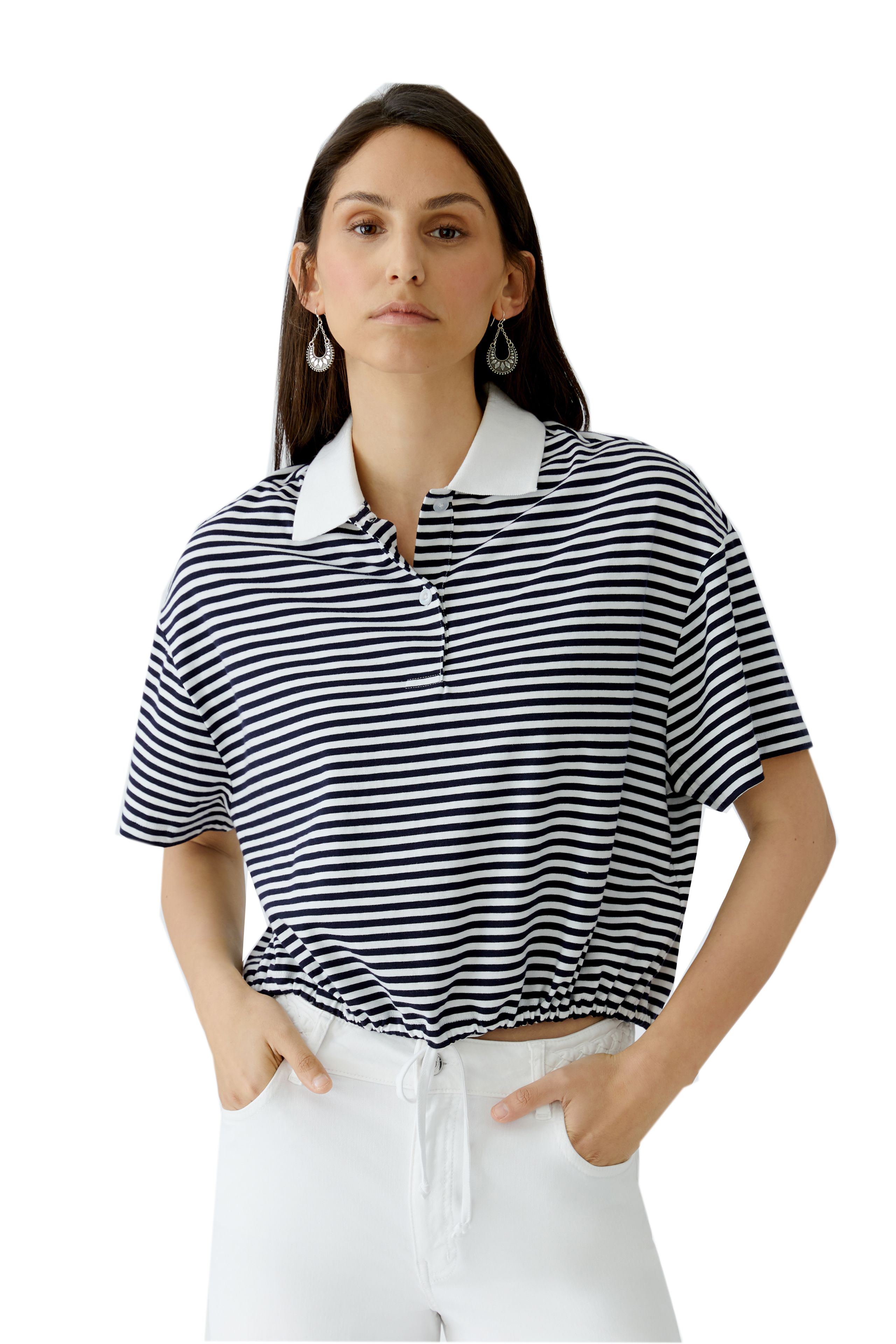 Oui Hochmodisches Polo Shirt 40