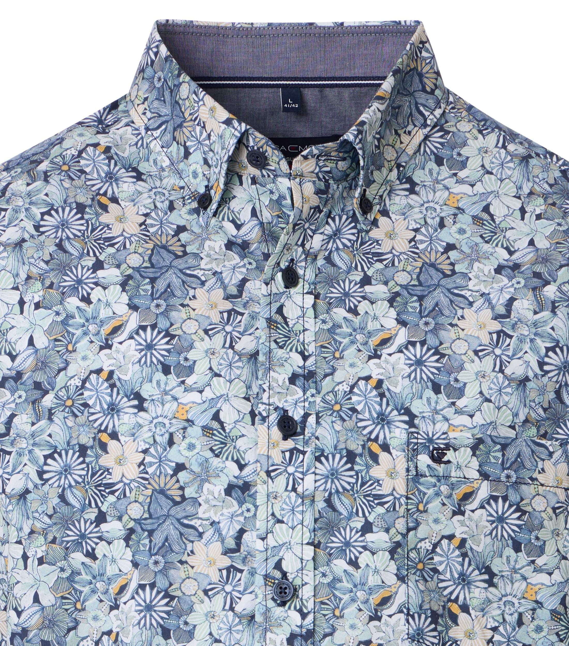 Casamoda Hemd 1/2 Arm  modischer Print XXL