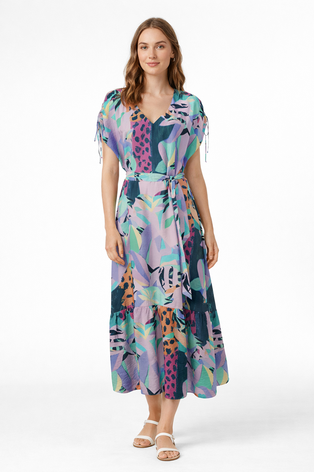 Eiszeit Kleid V-Ausschnitt  42