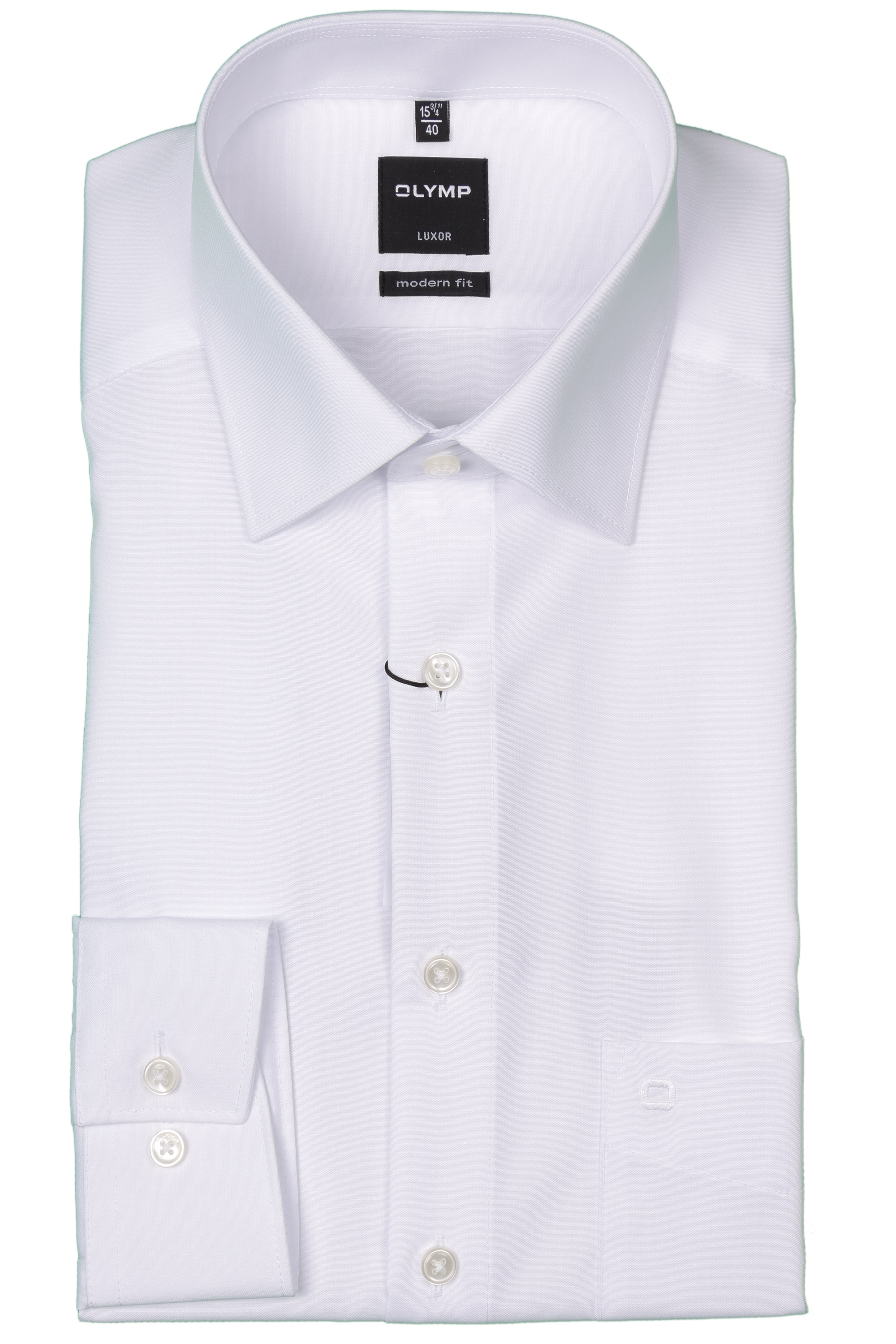 Olymp Hemd Luxor, modern fit, New Kent, Weiß