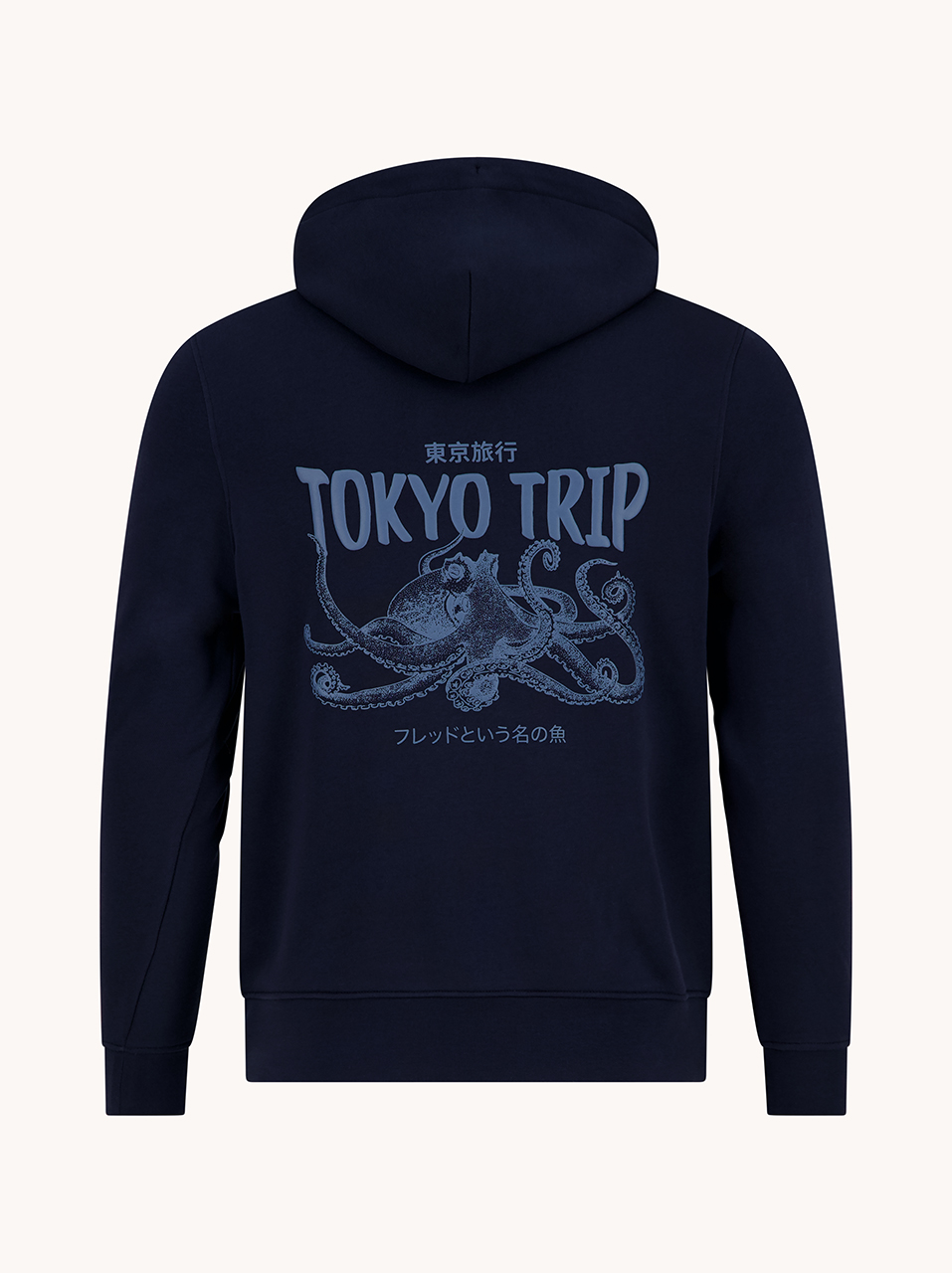 A Fish Named Fred Hoodie – Tokyo Trip, Navy M