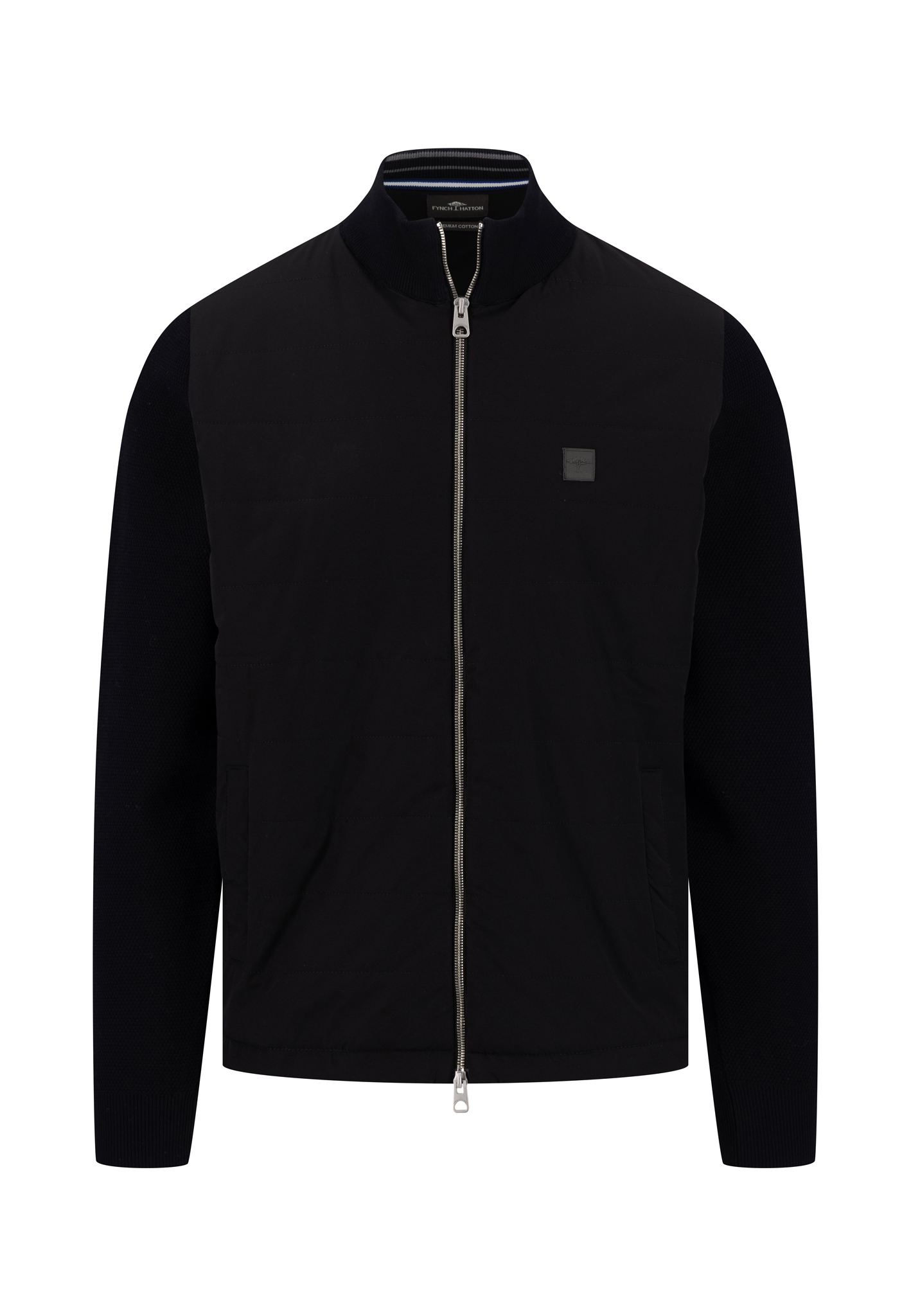 Fynch-Hatton Strickjacke Materialmix
