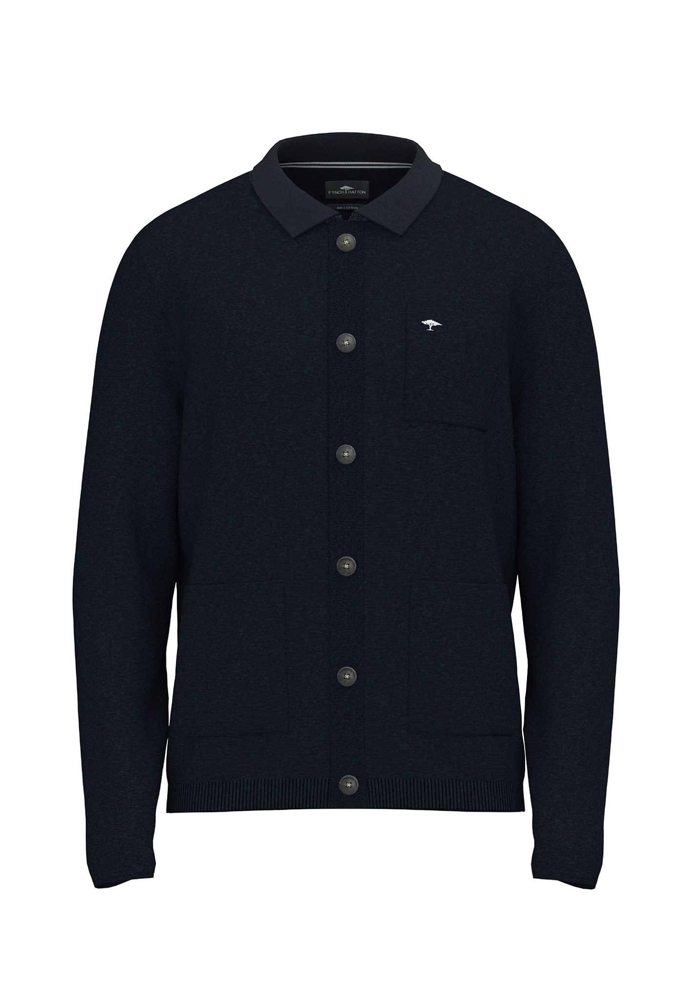 Fynch-Hatton Strickjacke geknöpft - dunkelblau