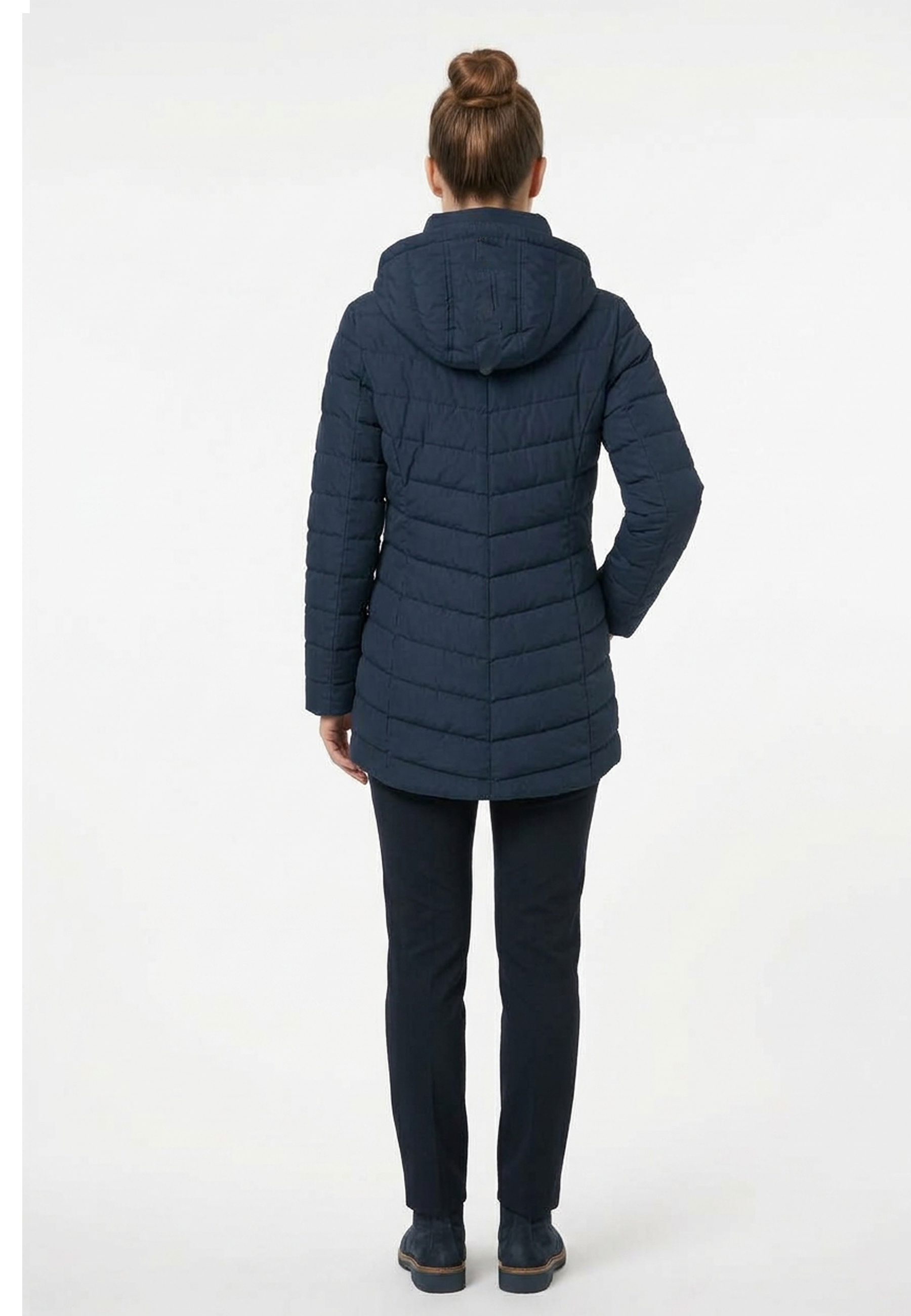Barbara Lebek Damen Steppjacke Dunkelblau