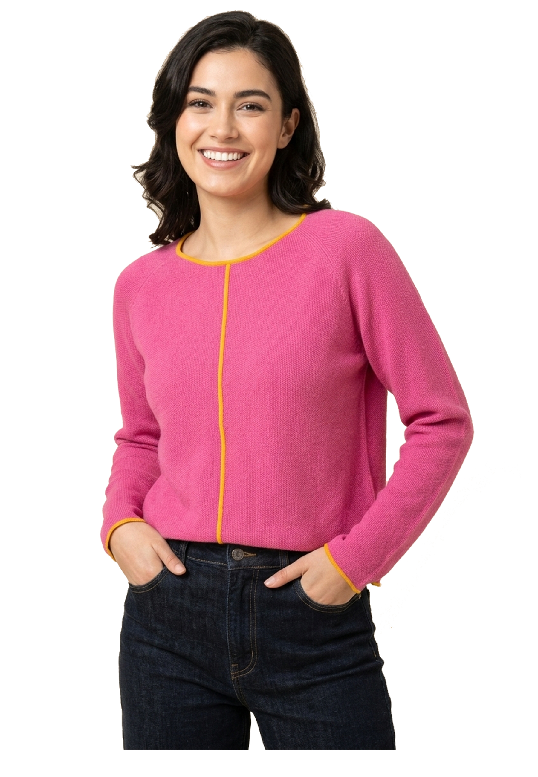 six-o-seven Damen Pullover - pink 36