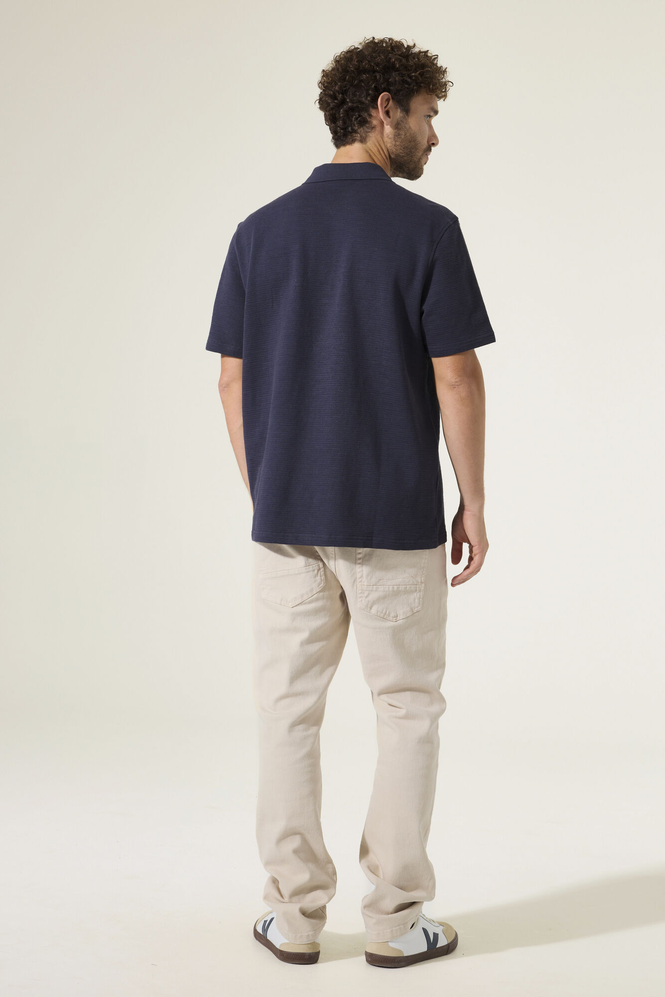 Garcia Poloshirt mit Zip - dunkelblau M