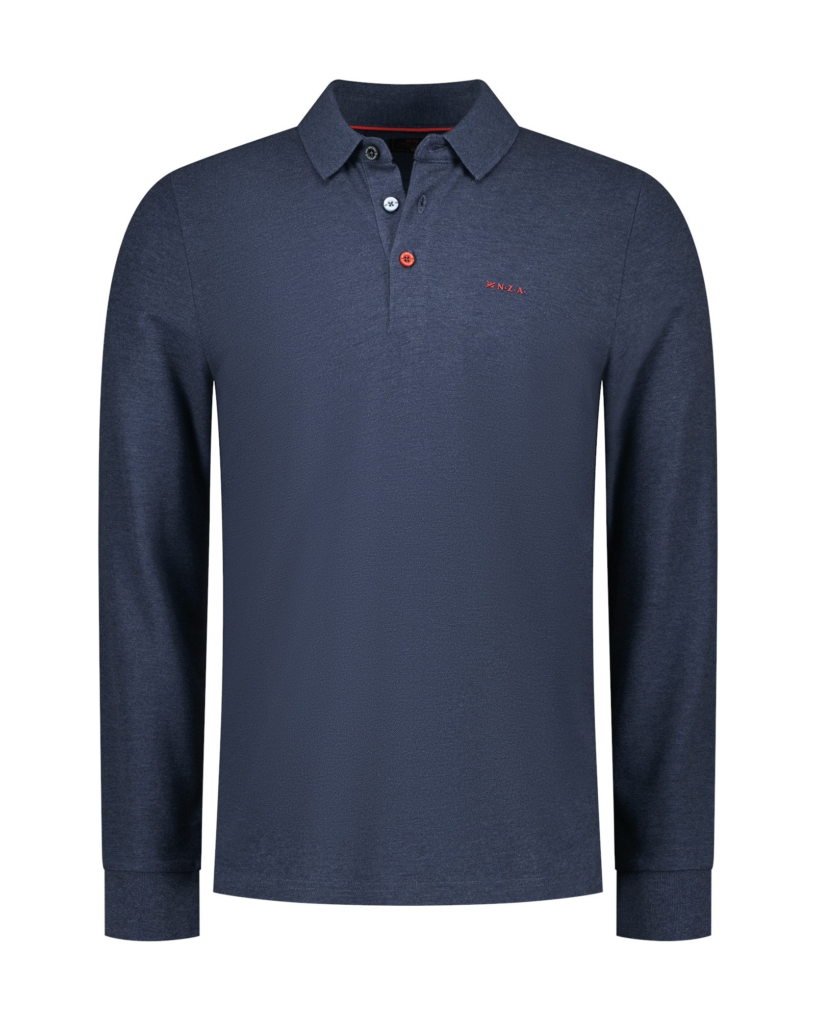 N.Z.A. New Zealand Auckland Langarm‑Polo Herren