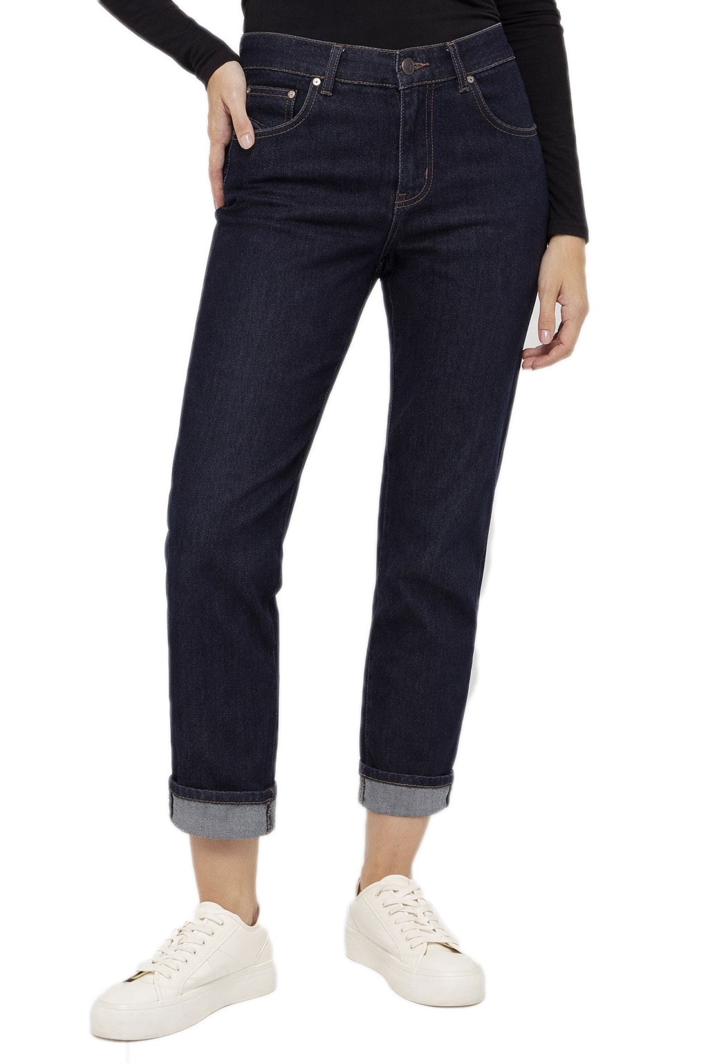 Angels Damen Jeans, Darleen Turn up, 7/8 Länge 40