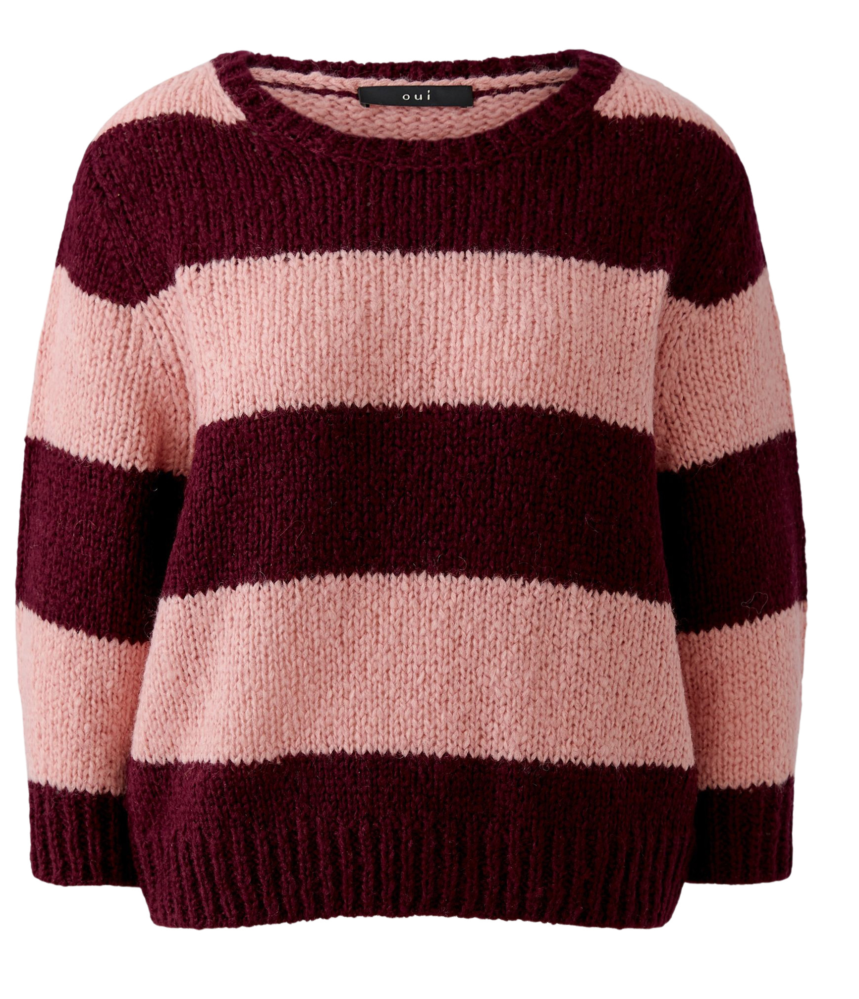 Oui Damen‑Pullover ESMY mit Streifenmuster 42