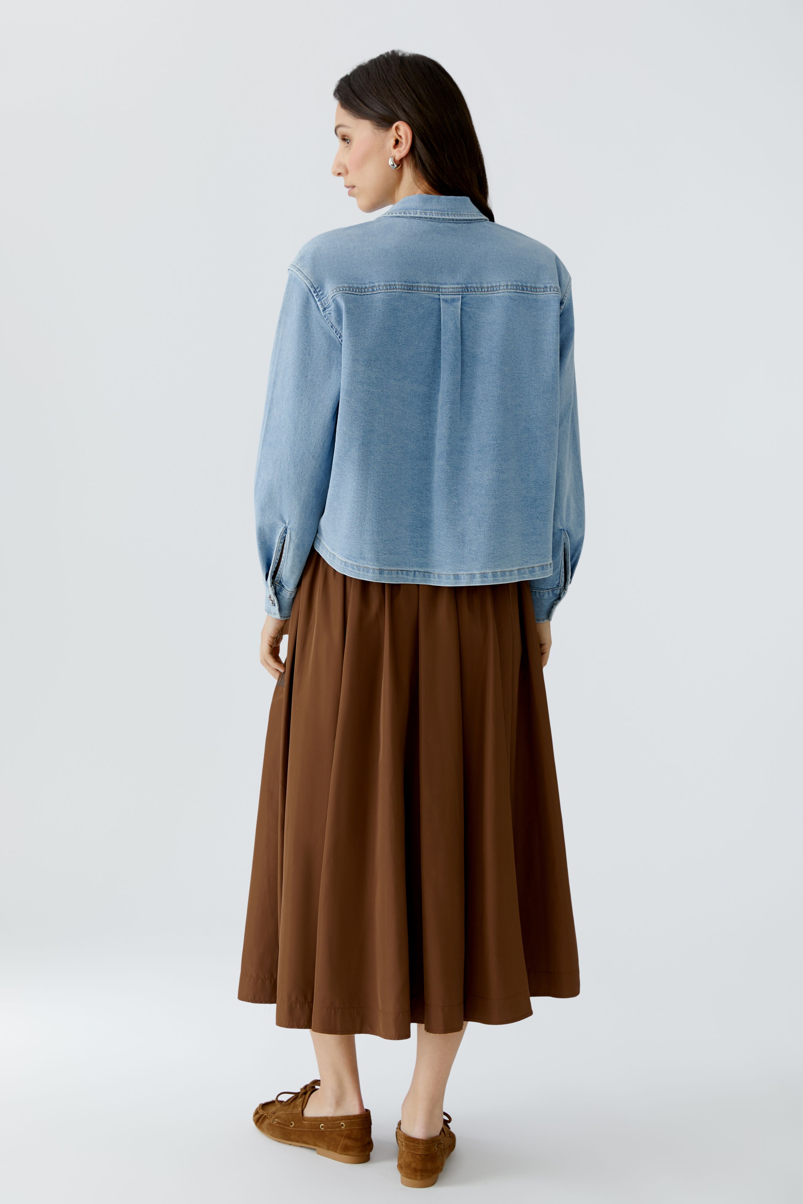 Oui Rock Velourslederoptik A-Shape