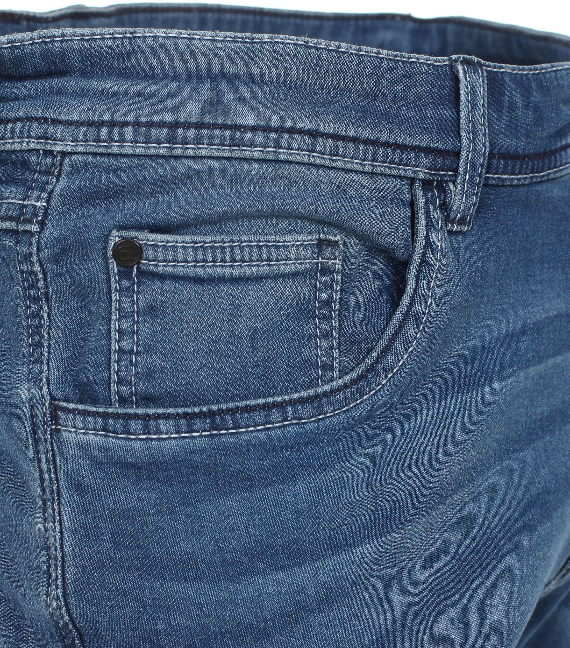 Casamoda Herren Jeans Shorts - blau