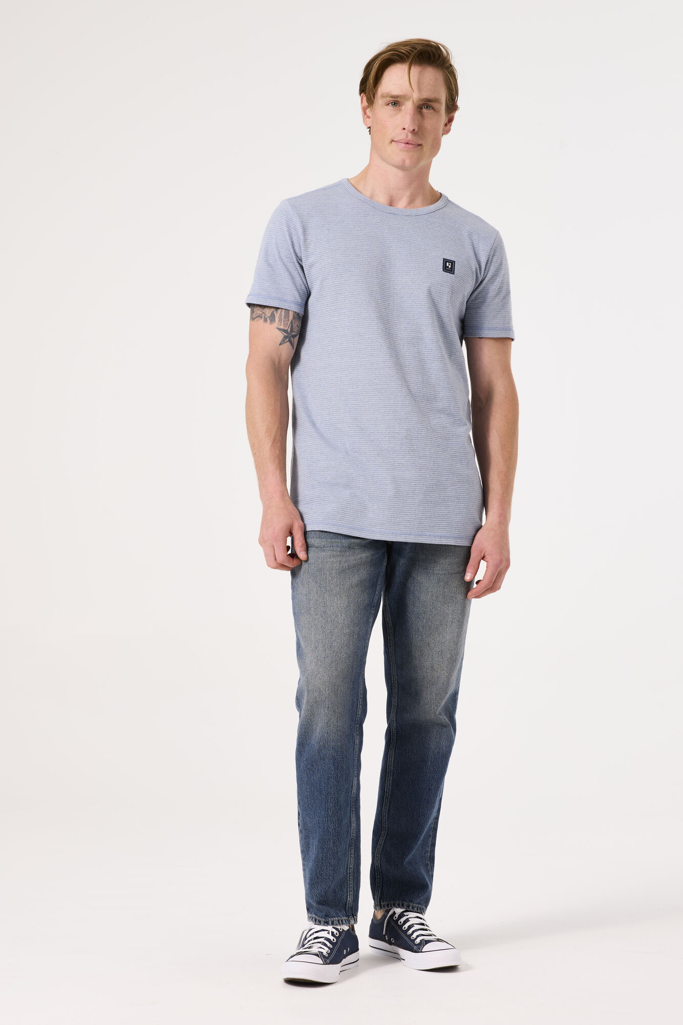 Garcia Herren T-Shirt - stone blue