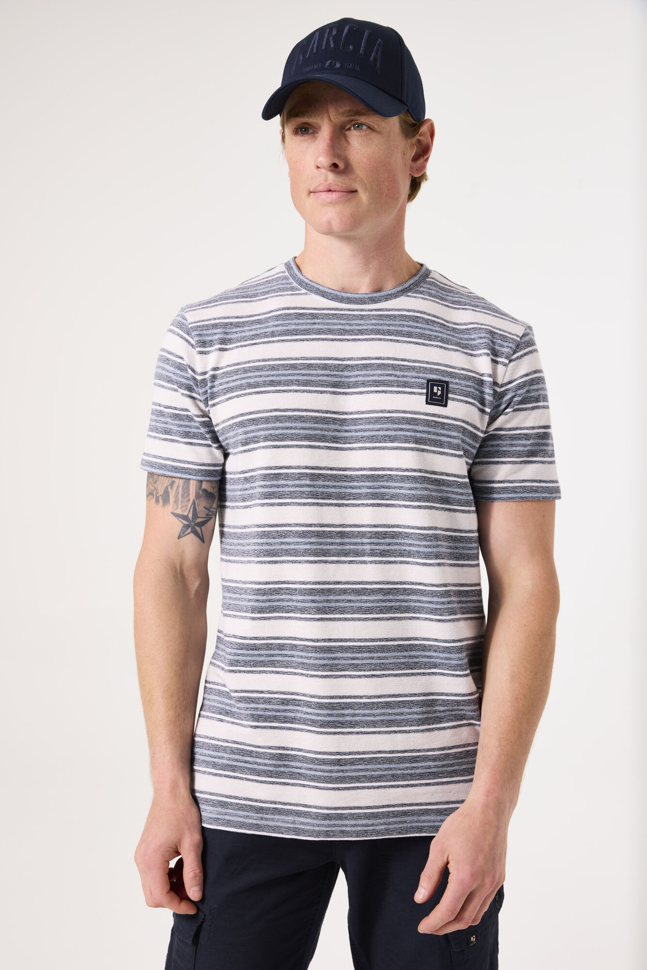 Garcia Herren T-Shirt - ash grey