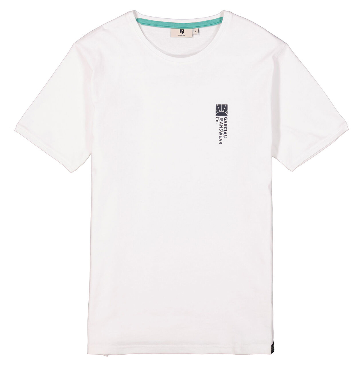 Garcia Herren T-Shirt print - weiß