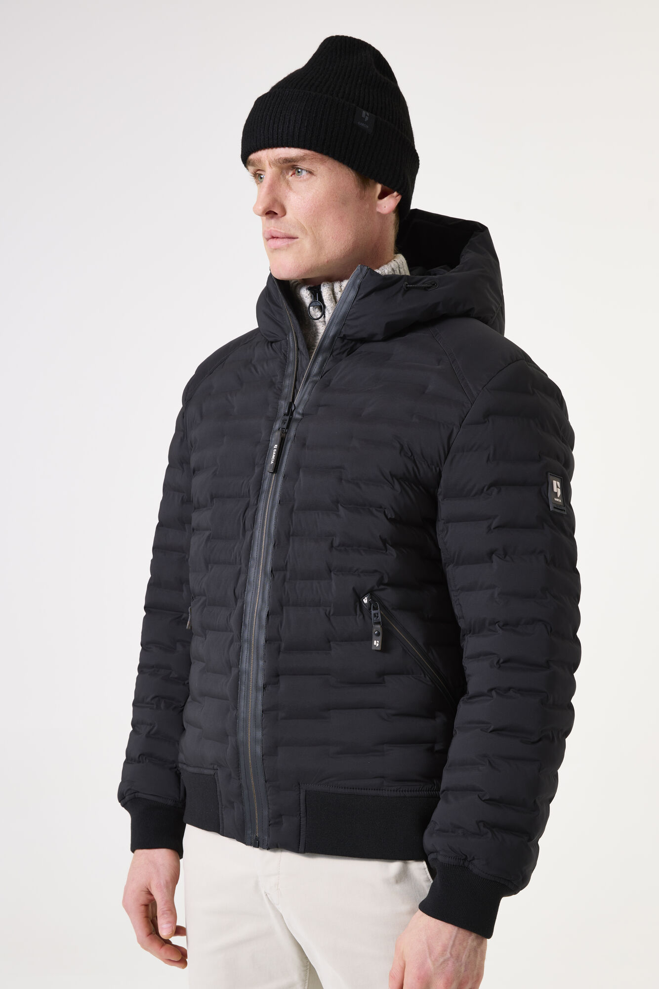 Garcia Herren Winterjacke Stepp - schwarz
