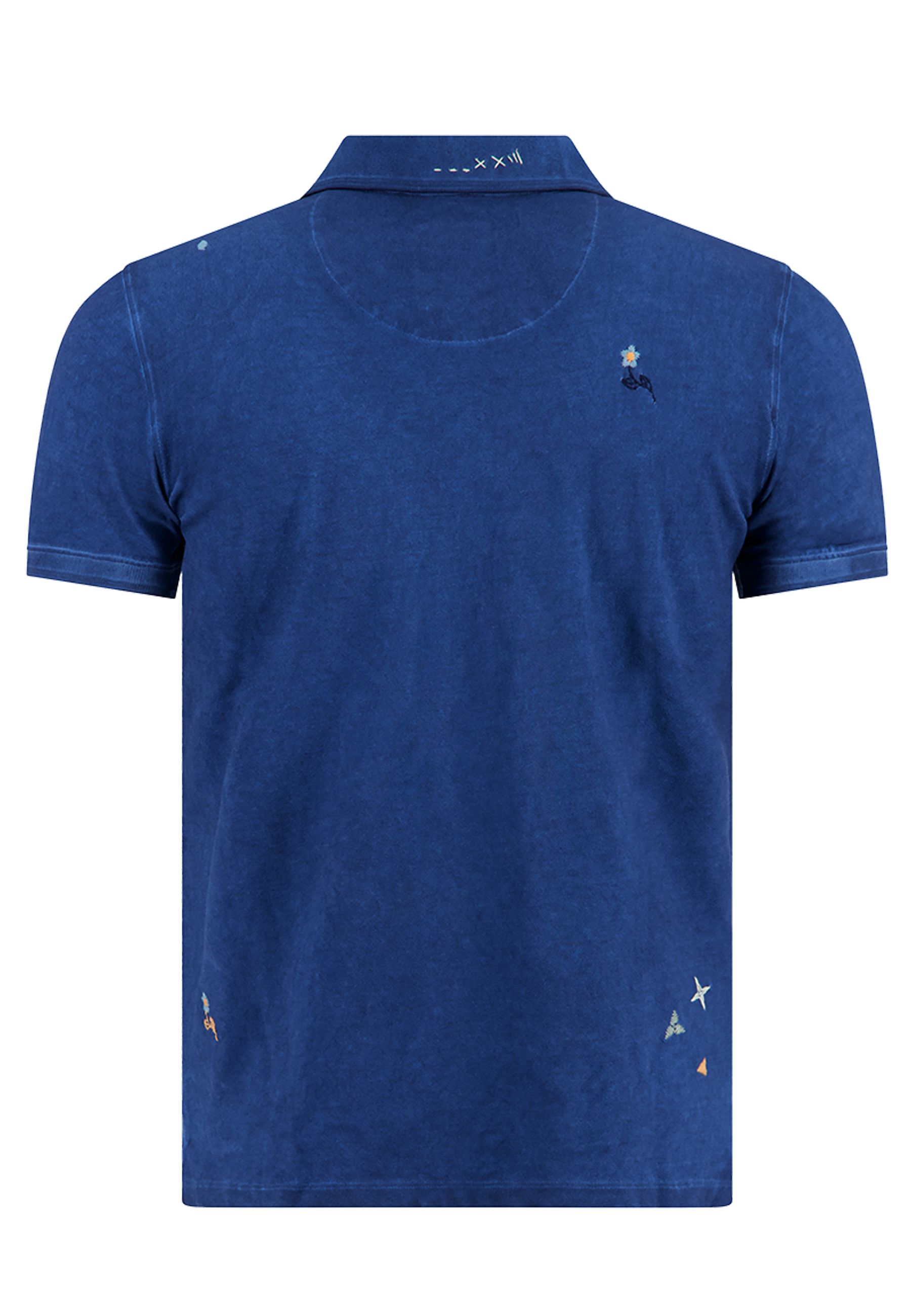 A Fish named Fred Poloshirt - blau XXL