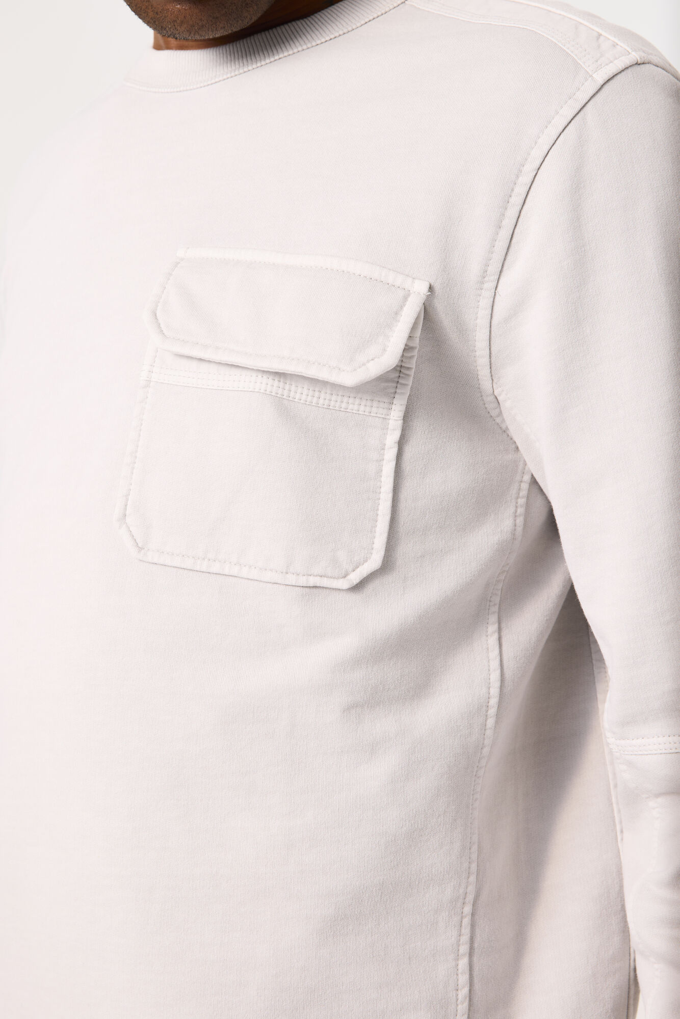 Garcia Herren Sweatshirt - hellgrau