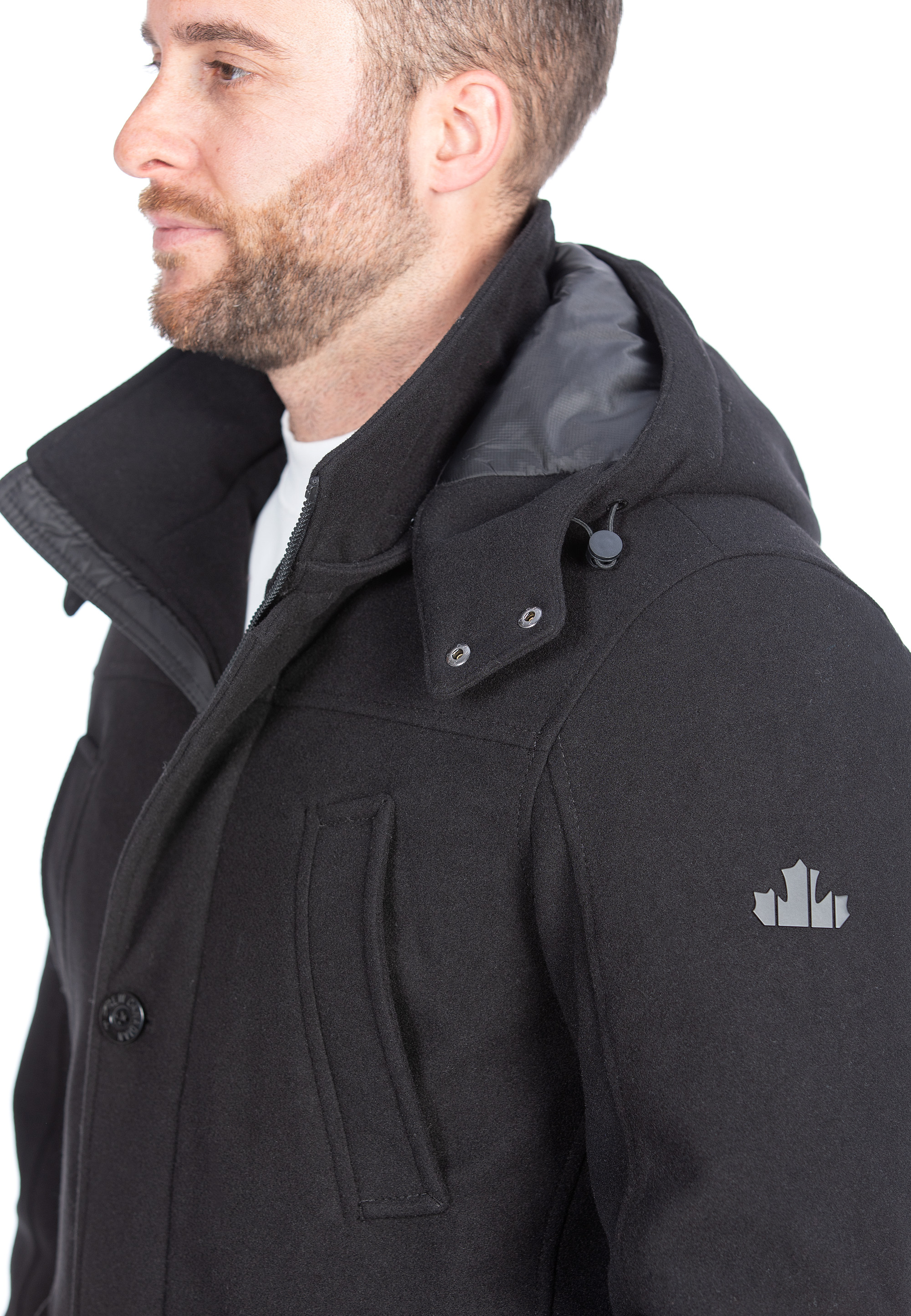New Canadian Jacke im Wool-Look