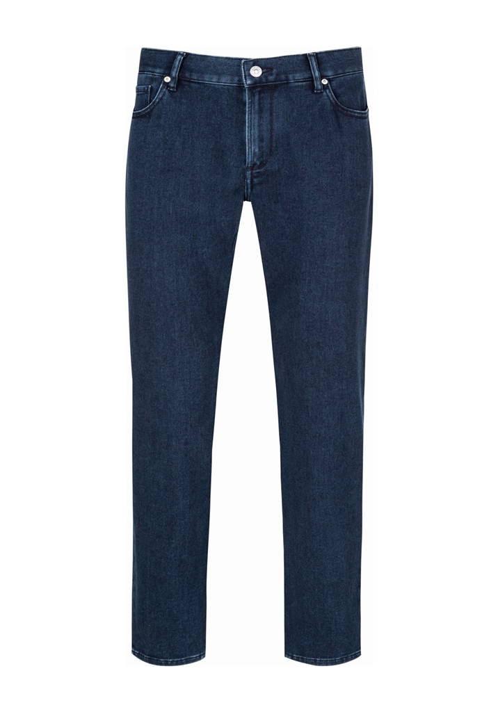 Alberto Herren Jeans Pipe Jersey - dunkelblau