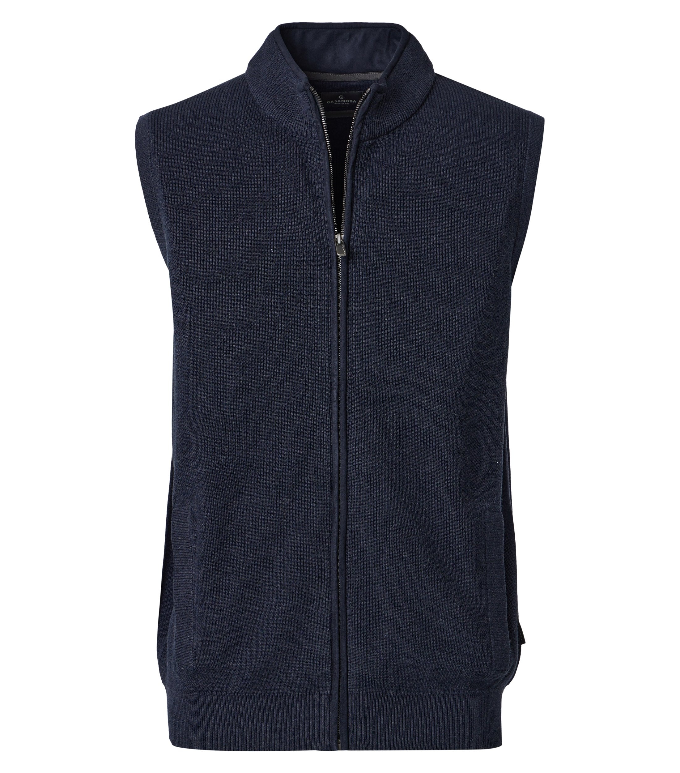 Casamoda Strickweste ohne Arm - dunkelblau M