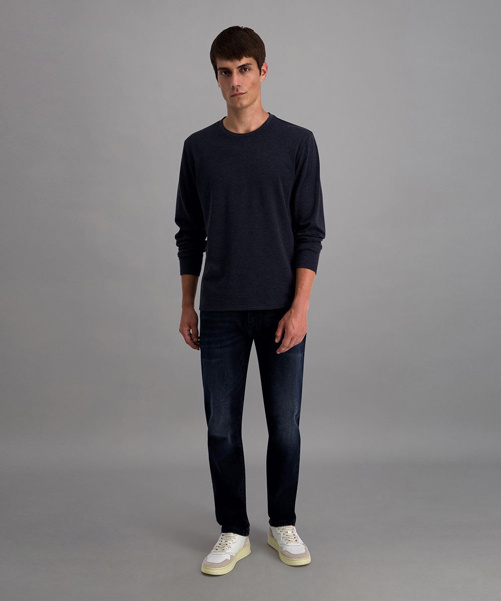 PIONEER Herren Jeans – Regular Fit, Dark Blue Denim 40/32