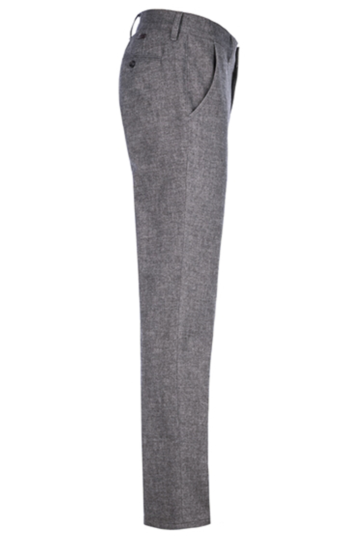 Alberto Chinohose Lou Two-Tone Wool Look
